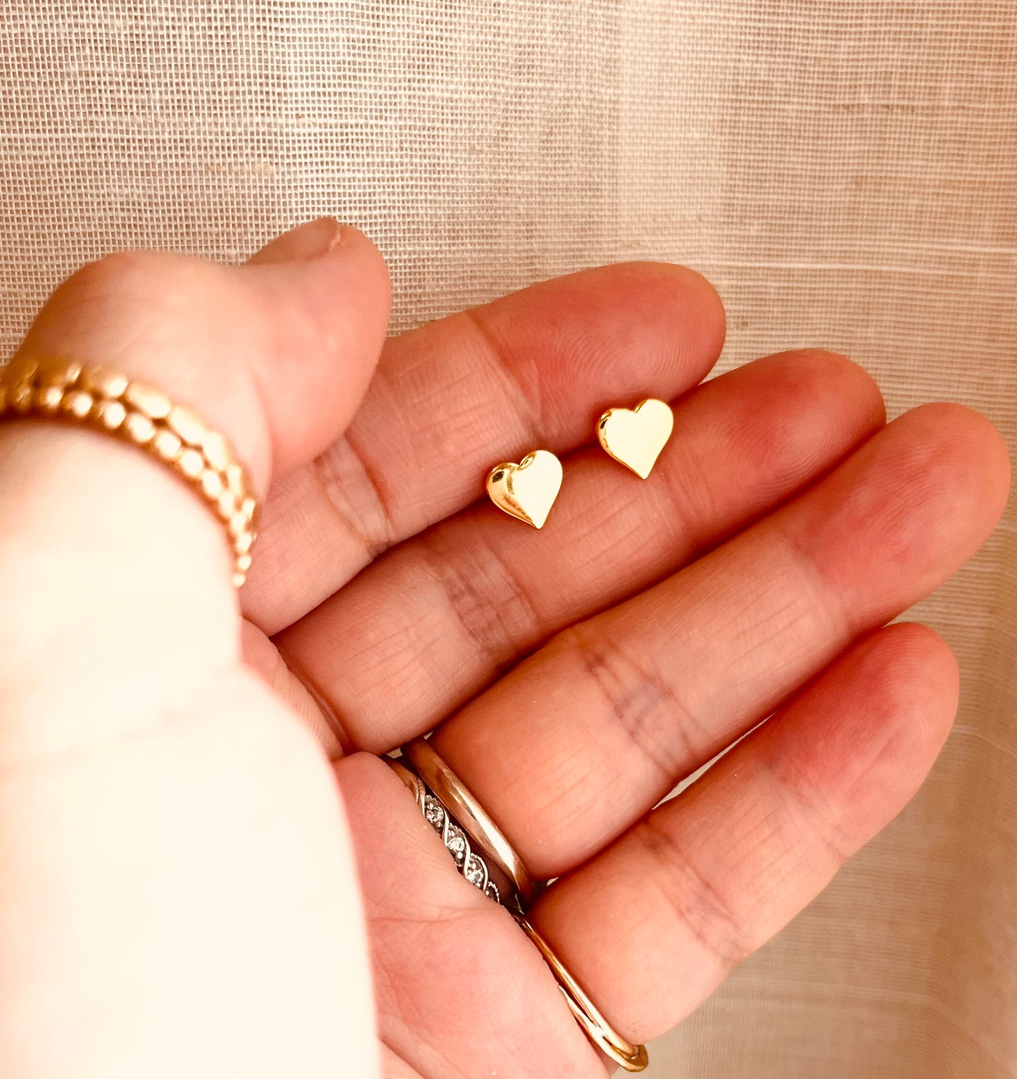 Heart Stud Earrings, Valentines Gift, Heart Studs, Little Heart Stud Earrings, Holiday Gift, Mothers Gift, Birthday Gift, Minimalist Jewelry, Everyday Jewelry, Simple and Dainty, Heart Stud Earrings, valentines gifts