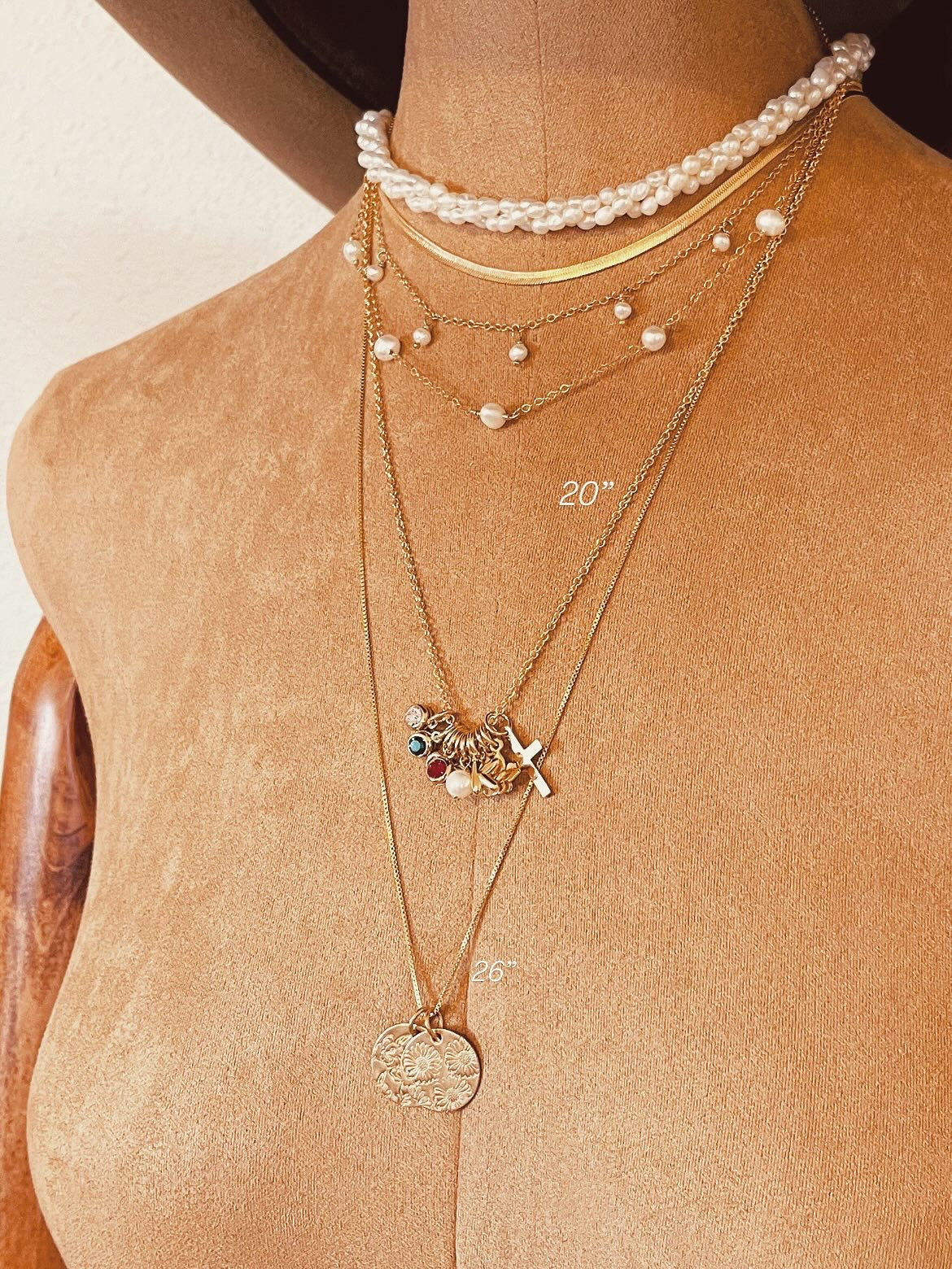 Elodie Charm Necklace, Charms, charm necklace, charm jewelry, birthday gift, birthstone jewelry, birthstone necklace, gift for her, Christmas present, Holidays gifts