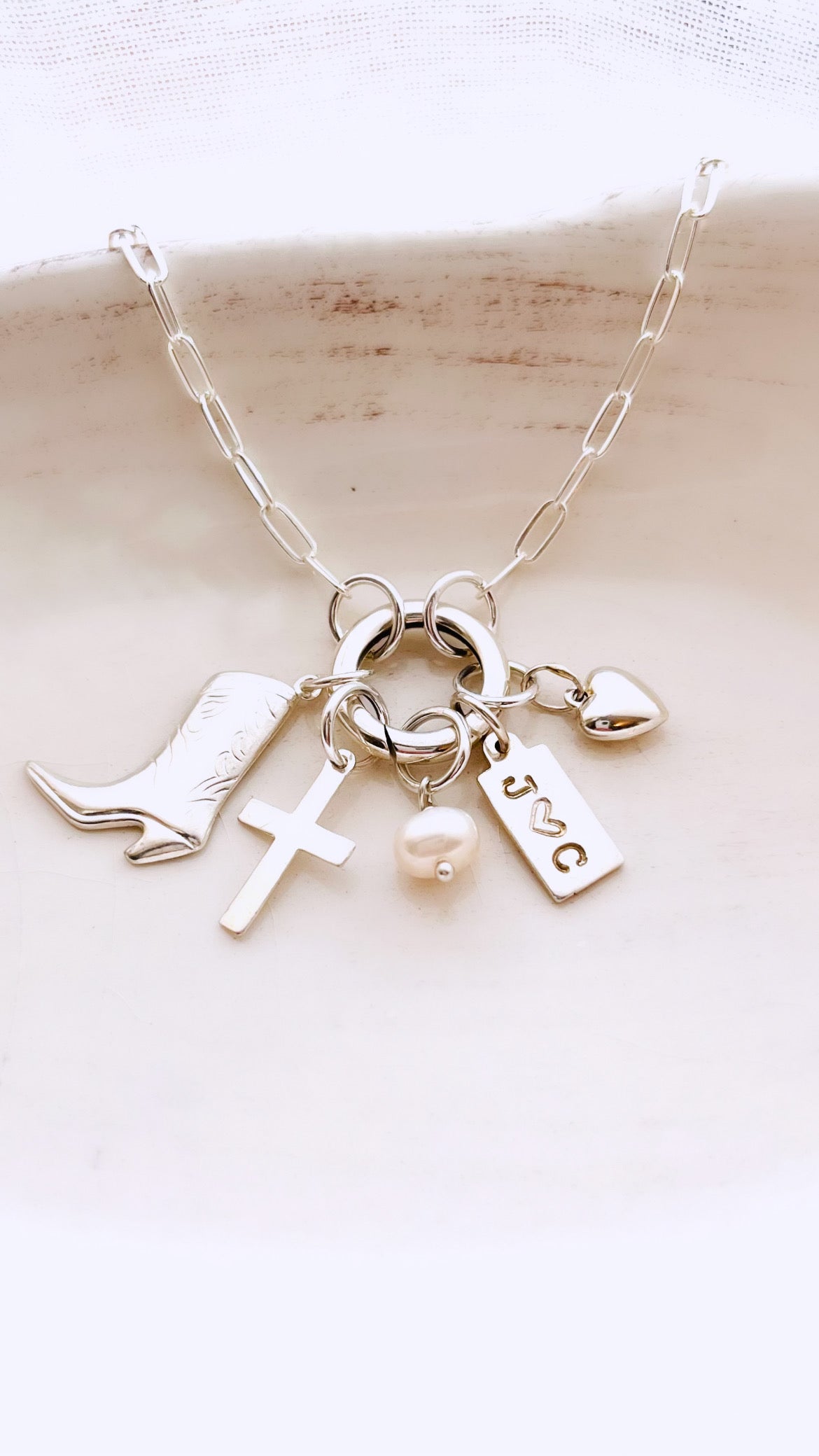 Mix and Match, Sterling Silver Custom Charm Necklace, Design Your Own Necklace, Personalized Gift, Paperclip Charm Necklace, Valentines Gift, Mothers Gift, Birthday Gift, Graduation Gift, Bridesmaid Gift, Gift For Her, Mothers Day Gift Valentines Gift Ideas, Mothers Gift  Best Friends Jewelry, Friendship Jewelry, Mothers Gift, Wife Gift Ideas, Christmas gift