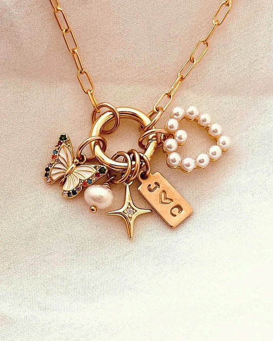 Charm Necklace, charms, Mother’s Day gifts, gifts, gift for Mother, gift for her, birthday gifts, gift for friends, gift for sister, gold filled jewelry, initial jewelry, personalized gifts, Charms, birthday gifts, holiday gifts, gift for girlfriend, Christmas gift