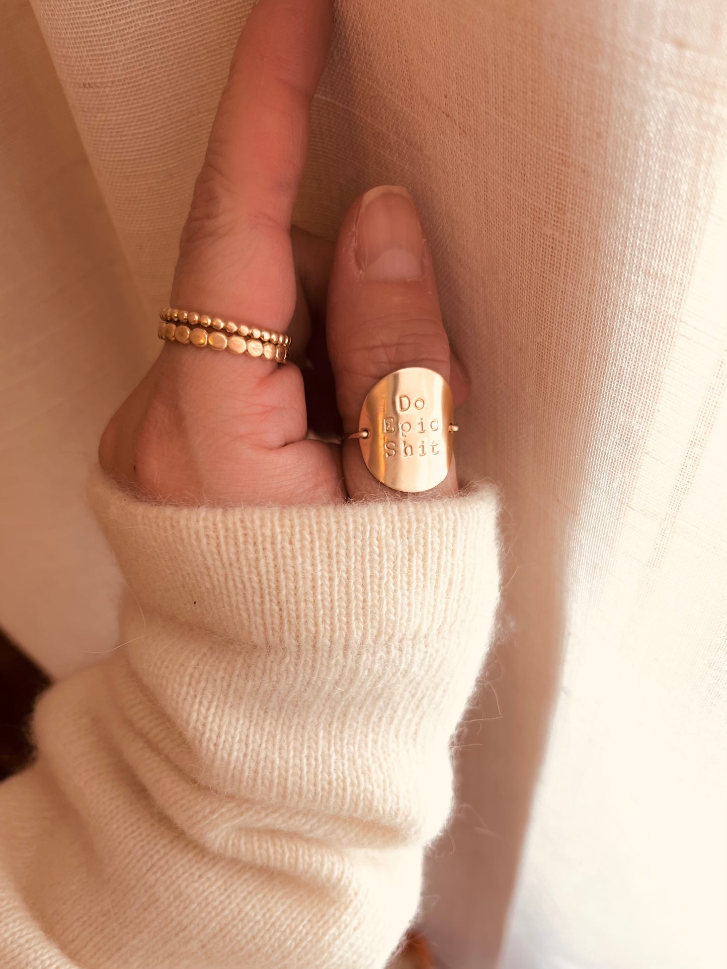 3/4" Quote Ring, PersonalizRings, ed Ring, Note Ring, Message Rings, Love Ring, Statement Ring, Monogram and Name, Gift for Mom, Mother’s Gift, Name, Monogram Rings, Minimalist, Custom Initial Rings, initial Rings, Christmas Gifts, GOLD Stacking Ring, Stacking Ring, Initial Ring, SHE IS WILD RING, Kids Ring, Message Band Ring, Disc Ring, Band Ring, gold filled Ring, 14K gold filled Jewelry, Christmas gift, thanksgiving gifts , mother’s Gift