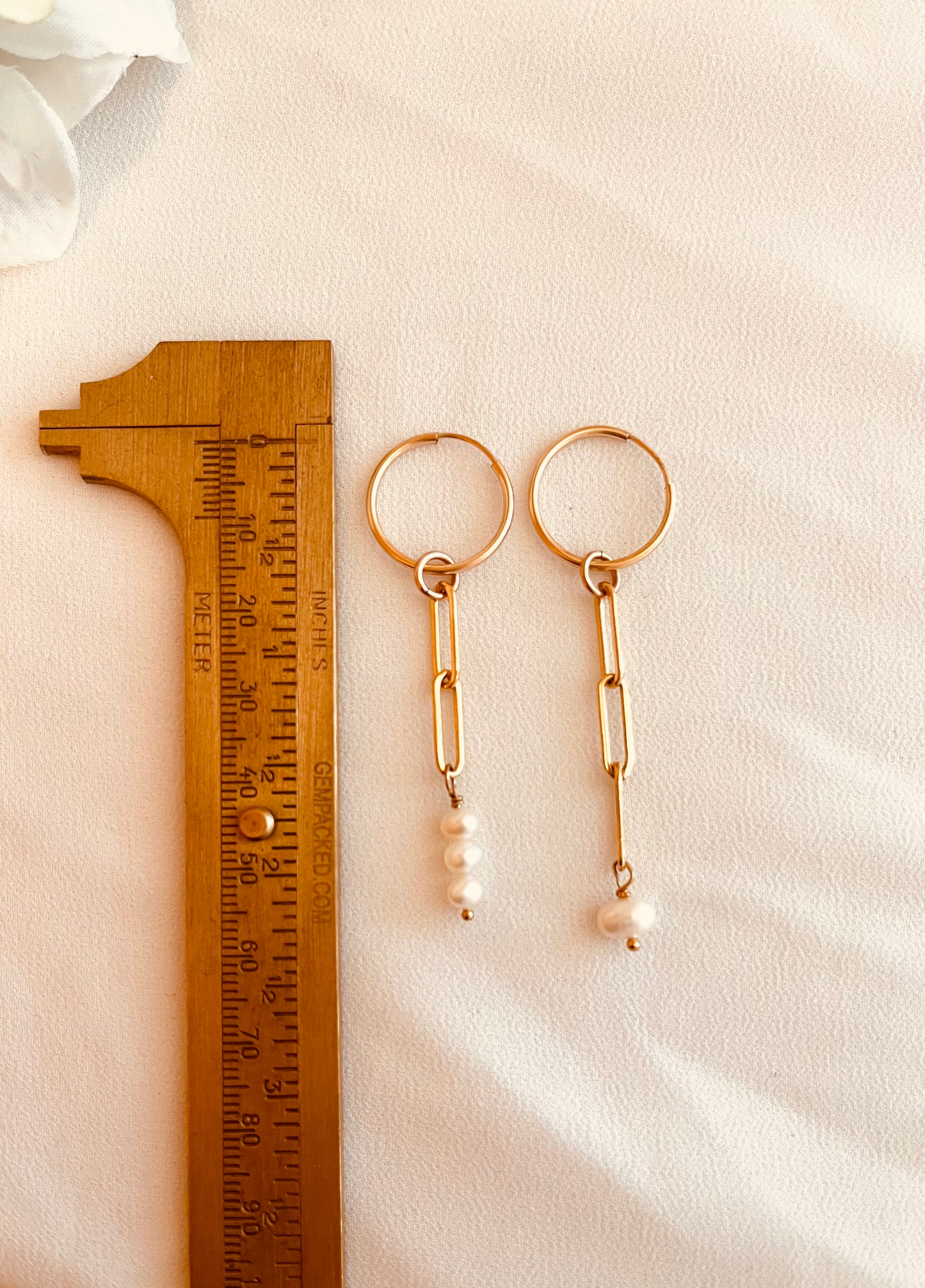 Pearl Link Earrings