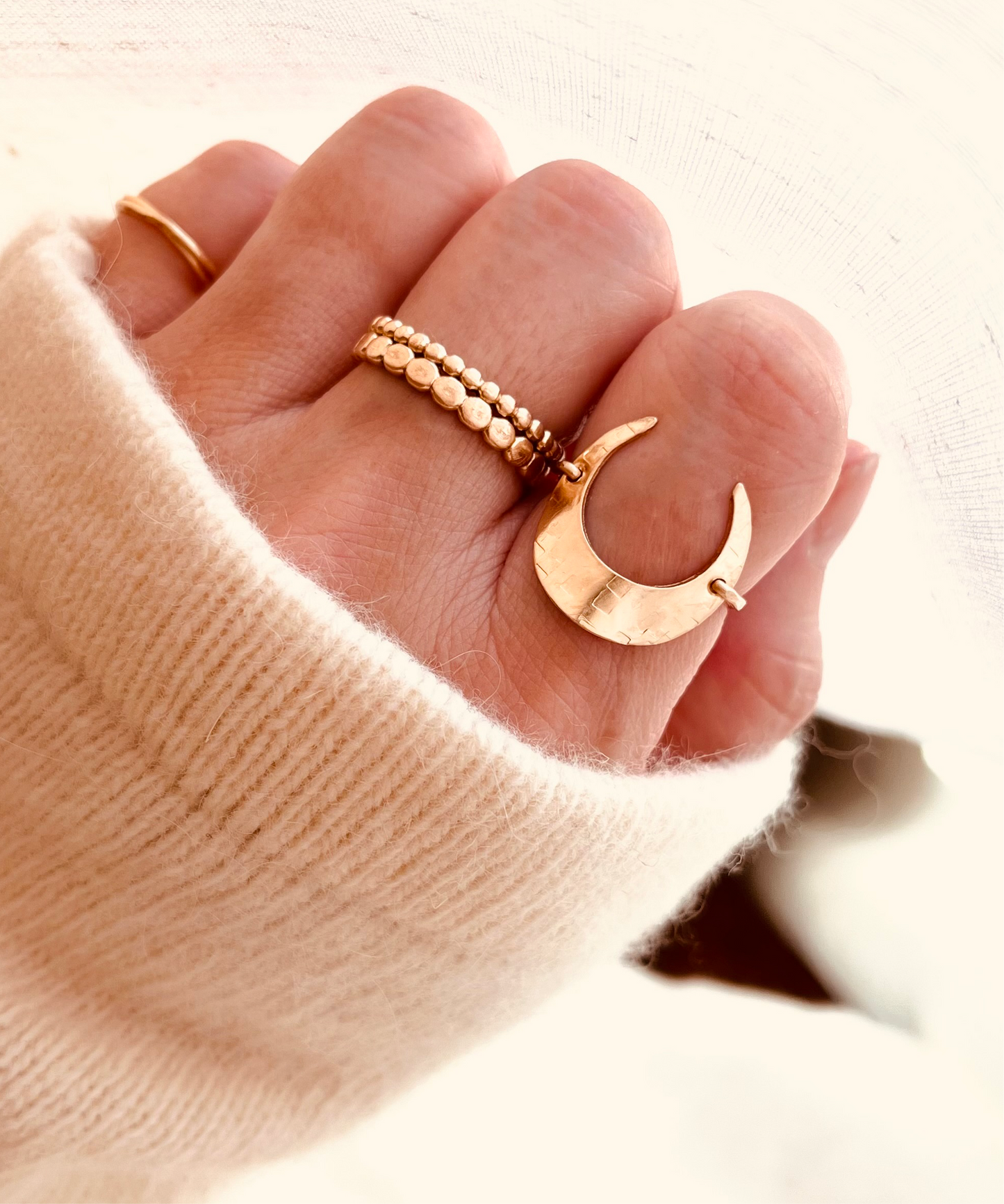 Handmade moon ring, 14k gold filled ring, gift for her, everyday jewelry, Crescent Moon Ring, Crescent Moon jewelry, Crescent Moon, gold ring, dainty jewelry, Mother’s Day gifts, moon lovers, gift for Mother, holidays gift, mother gifts, birthday gifts, Hammered Crescent Moon Ring, gift for wife, Moon, Holidays, valentines gift, handmade jewelry