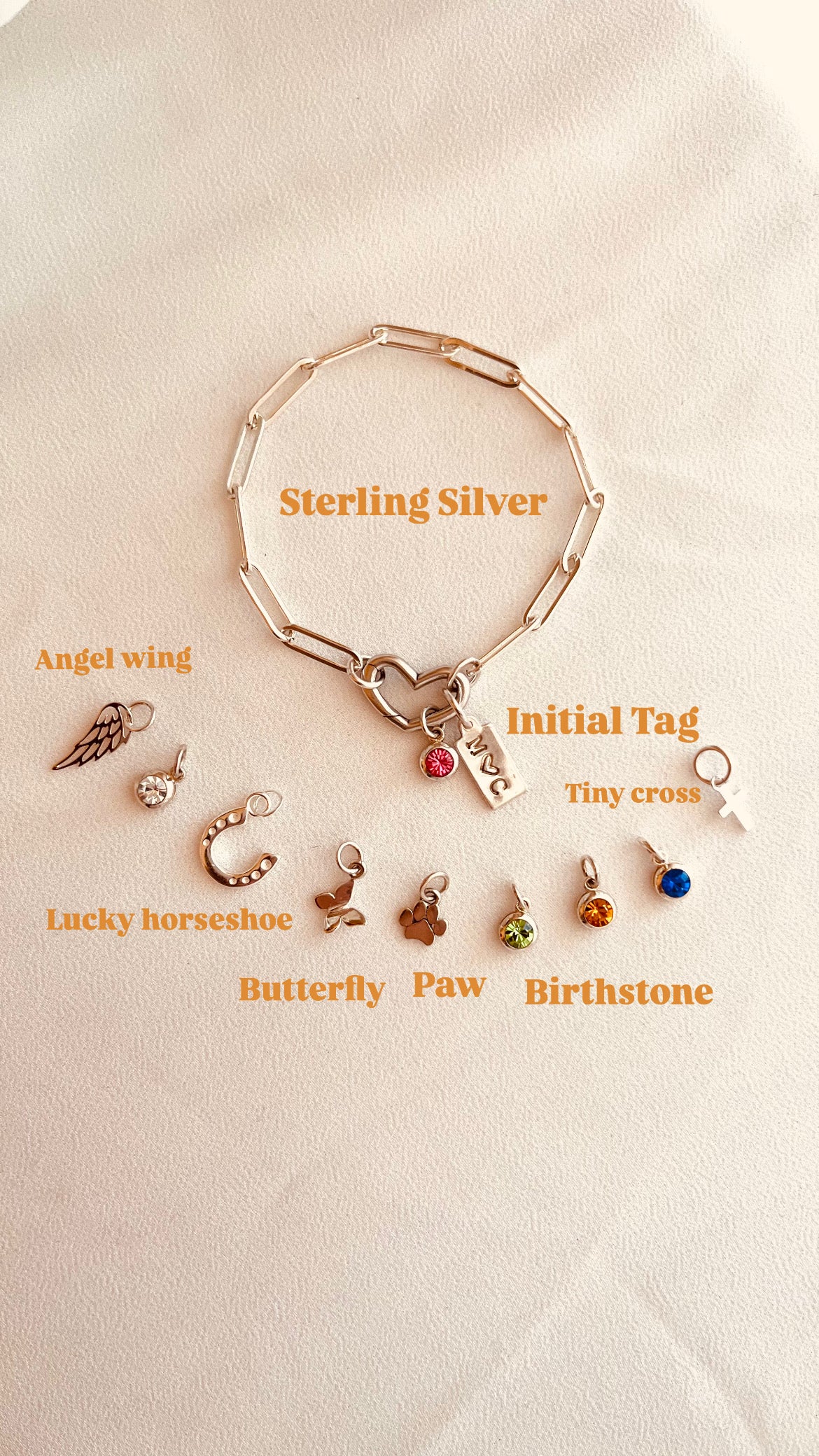 Sterling Silver heart bracelet, charm holder bracelet, sterling silver bracelet, charms, valentines gift for her, jewelry bracelet, mothers gift, birthday gift, grandmother present, sisters gift ideas, silver bracelet, everyday jewelry, initial bracelet, valentines gift, gift ideas, bracelet, horseshoe jewelry, paw, cross, birthstone