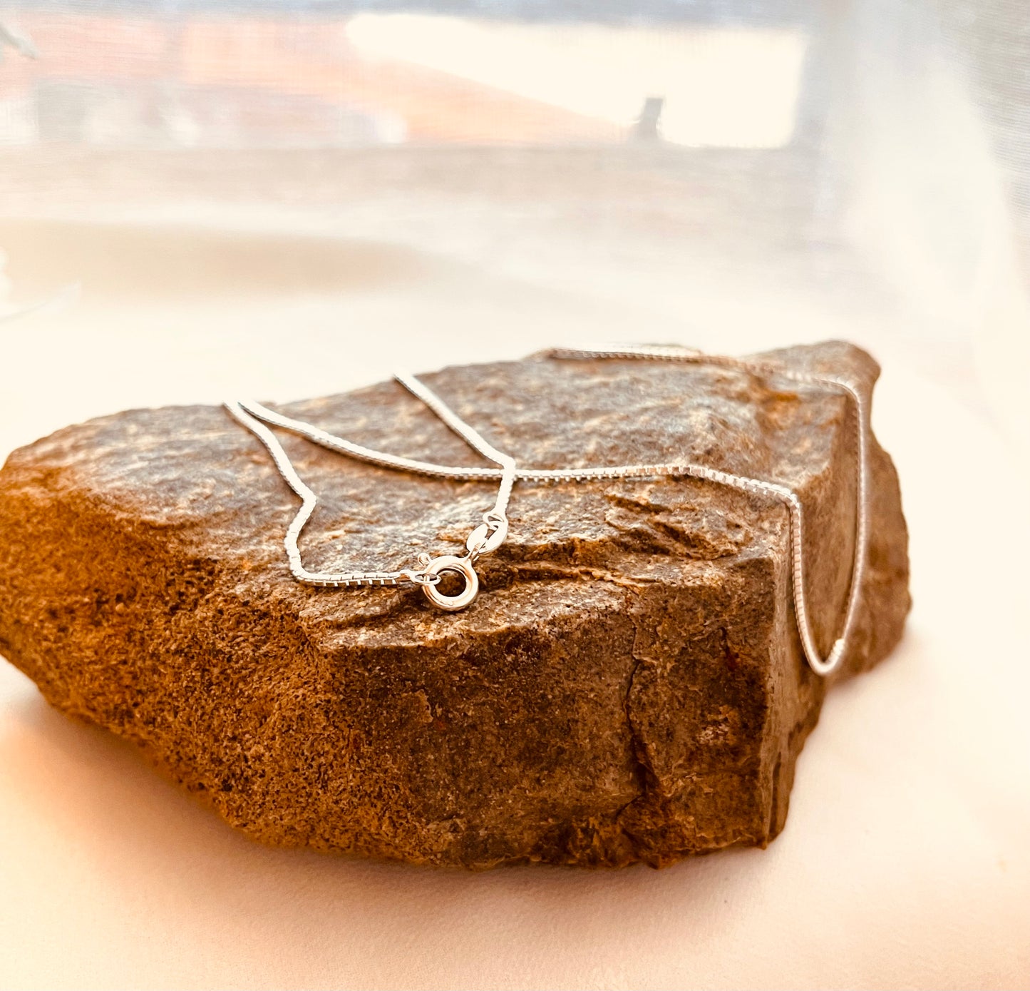 Box necklace, box chain, men jewelry, men necklace, sterling box necklace, long chain, gift for her, gift for him, birthday gifts, holiday gifts, Christmas present, thanksgiving gifts