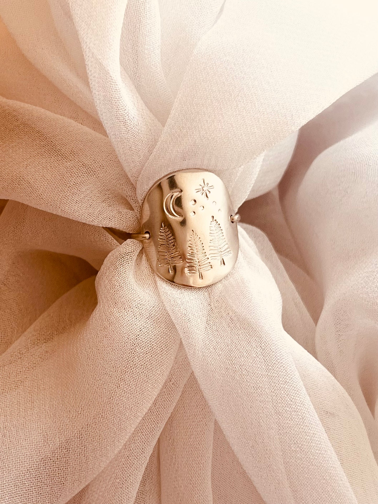 Wyoming Nights Ring, Nature lovers gifts, Mountain dreamers gifts, gift for her, holiday gifts, birthday gift, anniversary present, Christmas present, Mountains Jewelry