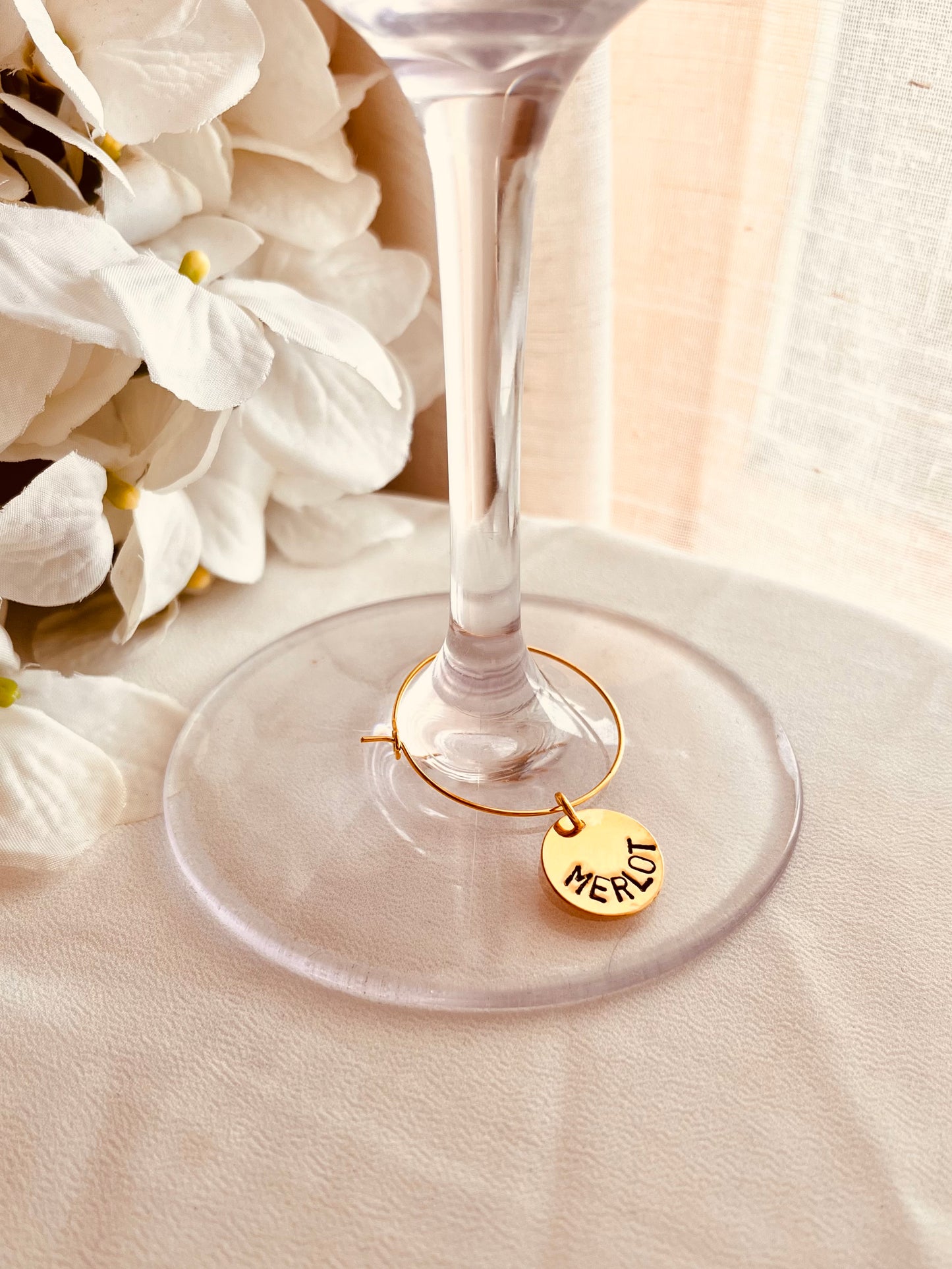 Personalized Wine Glass Charm, Hand Stamped Custom Wine Glass Charmerfect for a Holiday or Hostess gift, Book Club, Wine Tasting, Christmas Gift, Christmas party, Thanksgiving Dinner, Christmas Day, Birthday Party, Thanksgiving