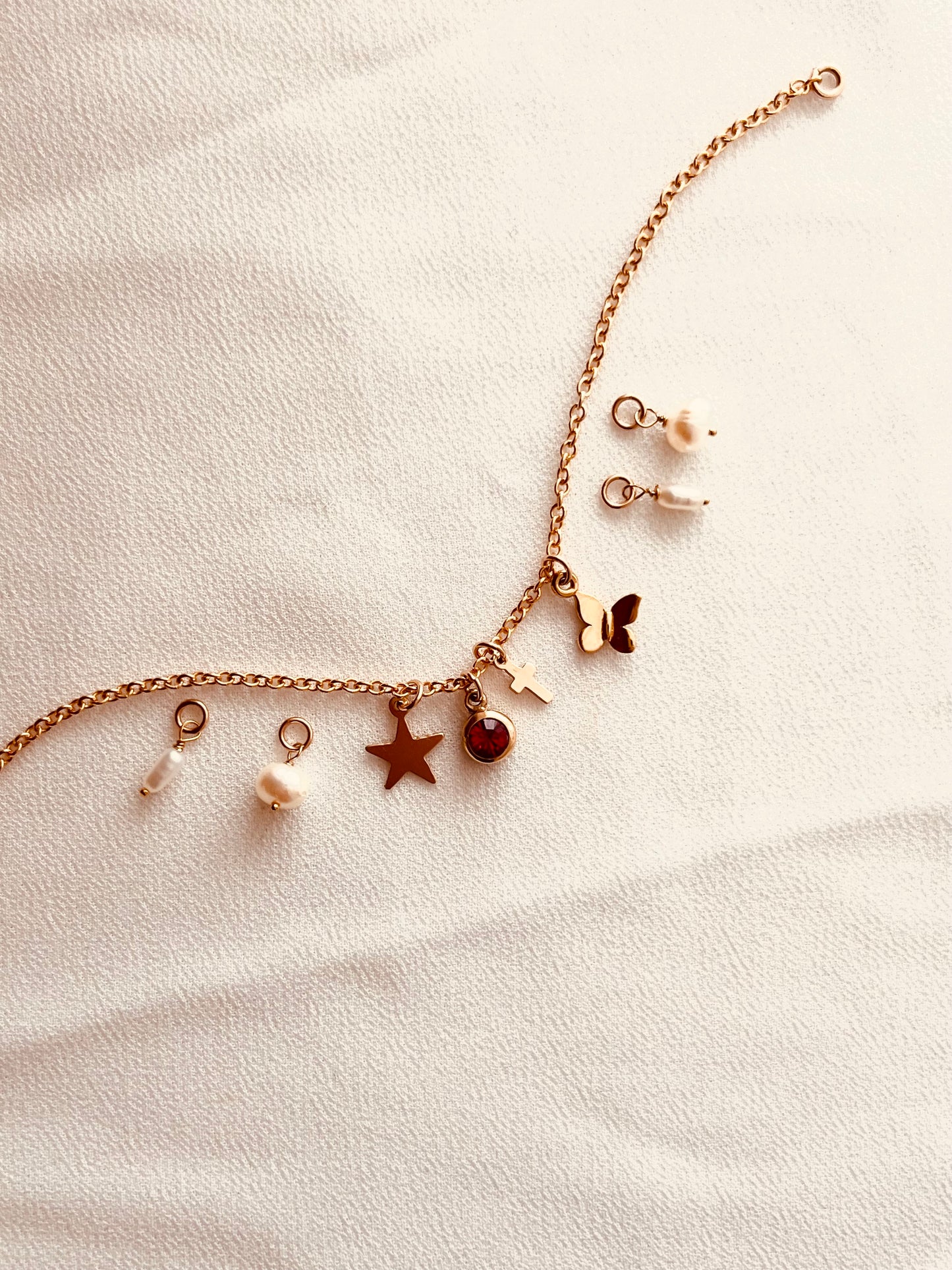 Tiny Freshwater Pearl Charm | Dainty Pearl Charm for Bracelet or Necklace