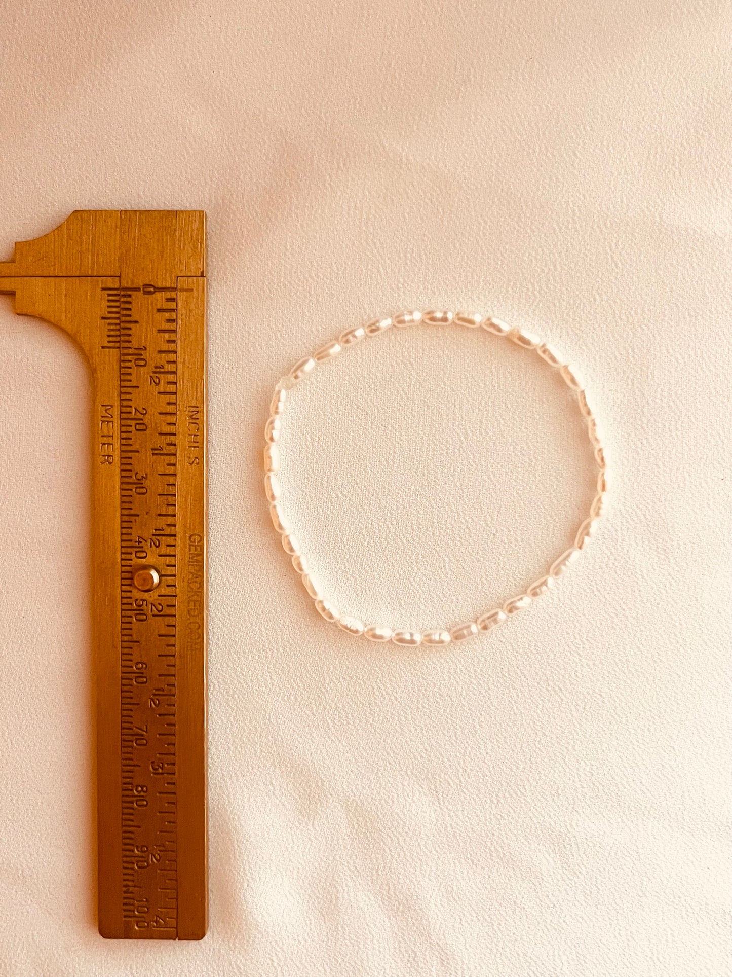 Delicate Rice Pearl Bracelet