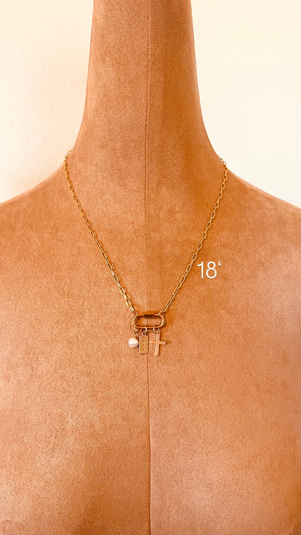 Waterproof Gold Charm Necklace – Personalized Necklace for Women