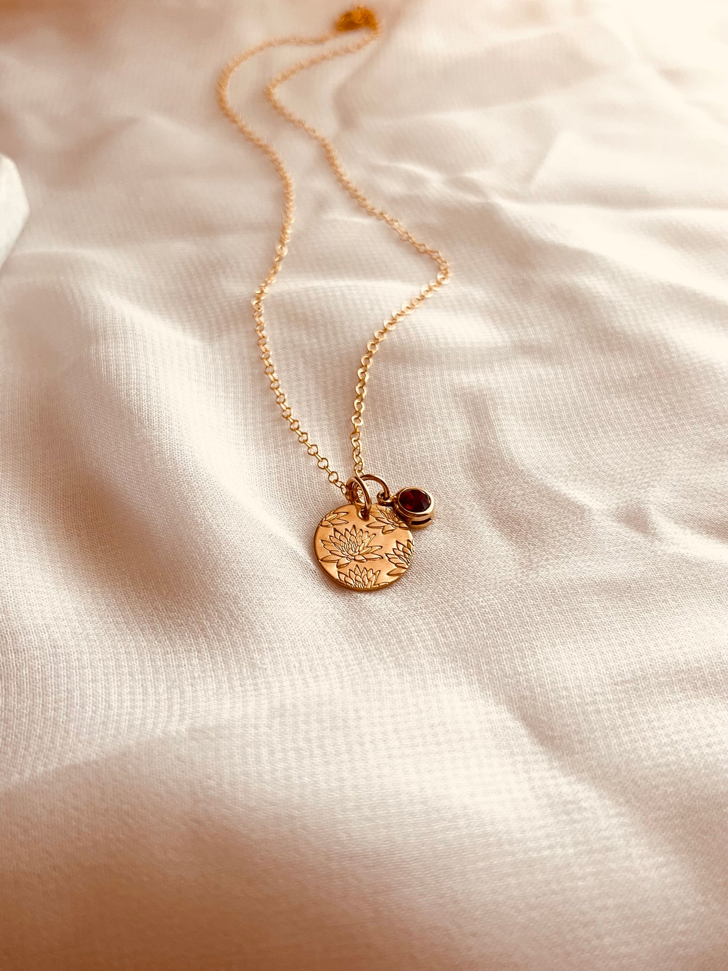 Forever Your Month Necklac, Birth Flower and Birthstone, Birth flower jewelry, birthstone jewelry, birthday gifts