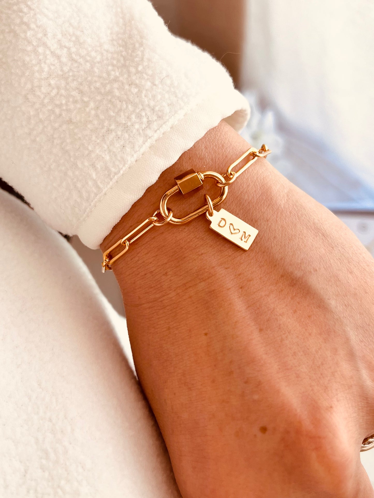 Paperclip Charm Bracelet