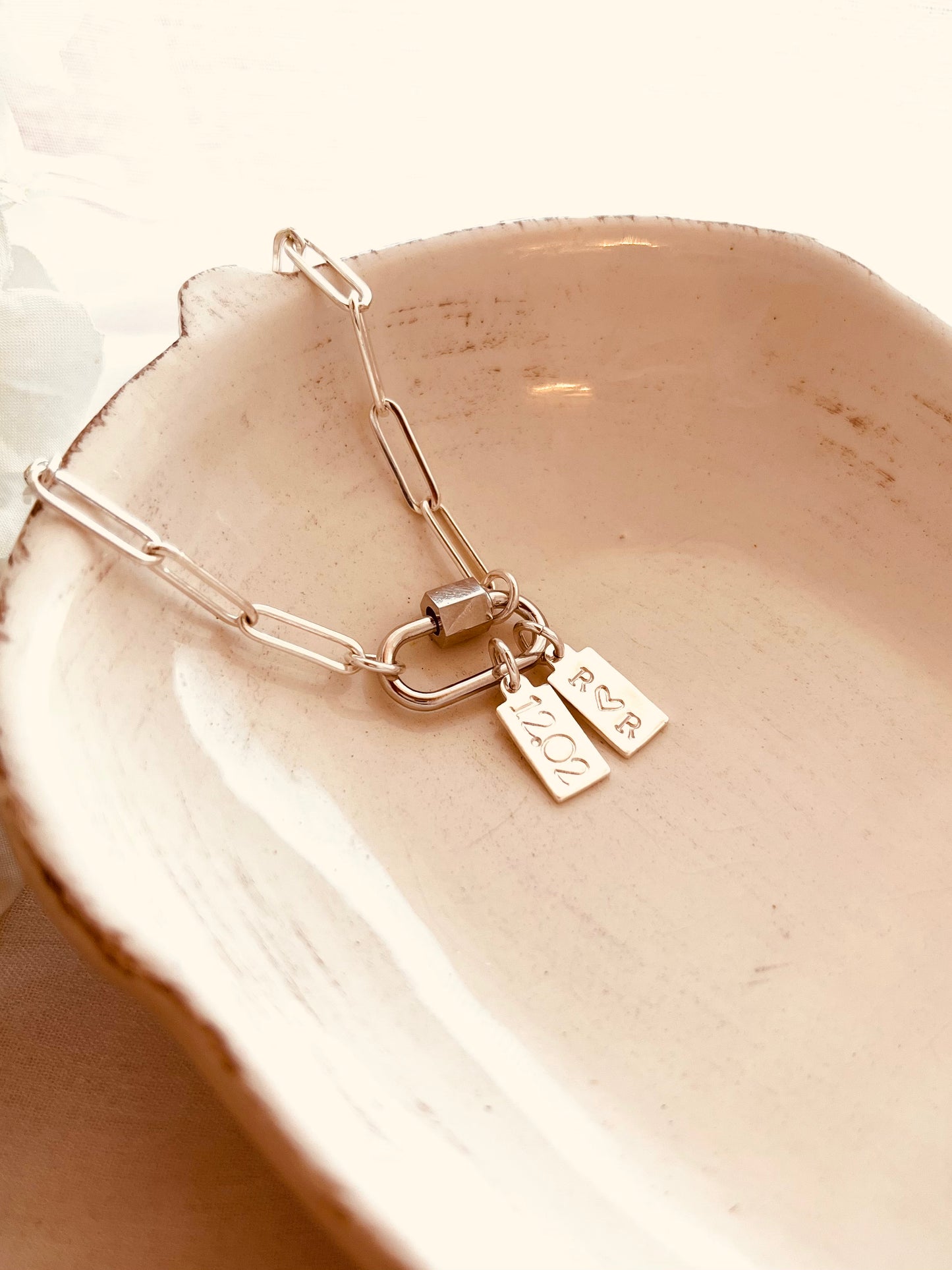 Custom Initial Bracelet, Tag Initial Bracelet, Personalized Tag with Initial, Custom Tag Bracelet, Paperclip Bracelet, Stack Bracelet, Minimalist Chain and Link, Mix And Match, Mothers Day Gift Ideas, Holiday Gift Ideas, Chain Bracelet, Link Bracelet, Stack bracelets, Gold filled bracelets, Gold Chain Bracelet, Chain and Link, Minimalist, Silver Charm Bracelet