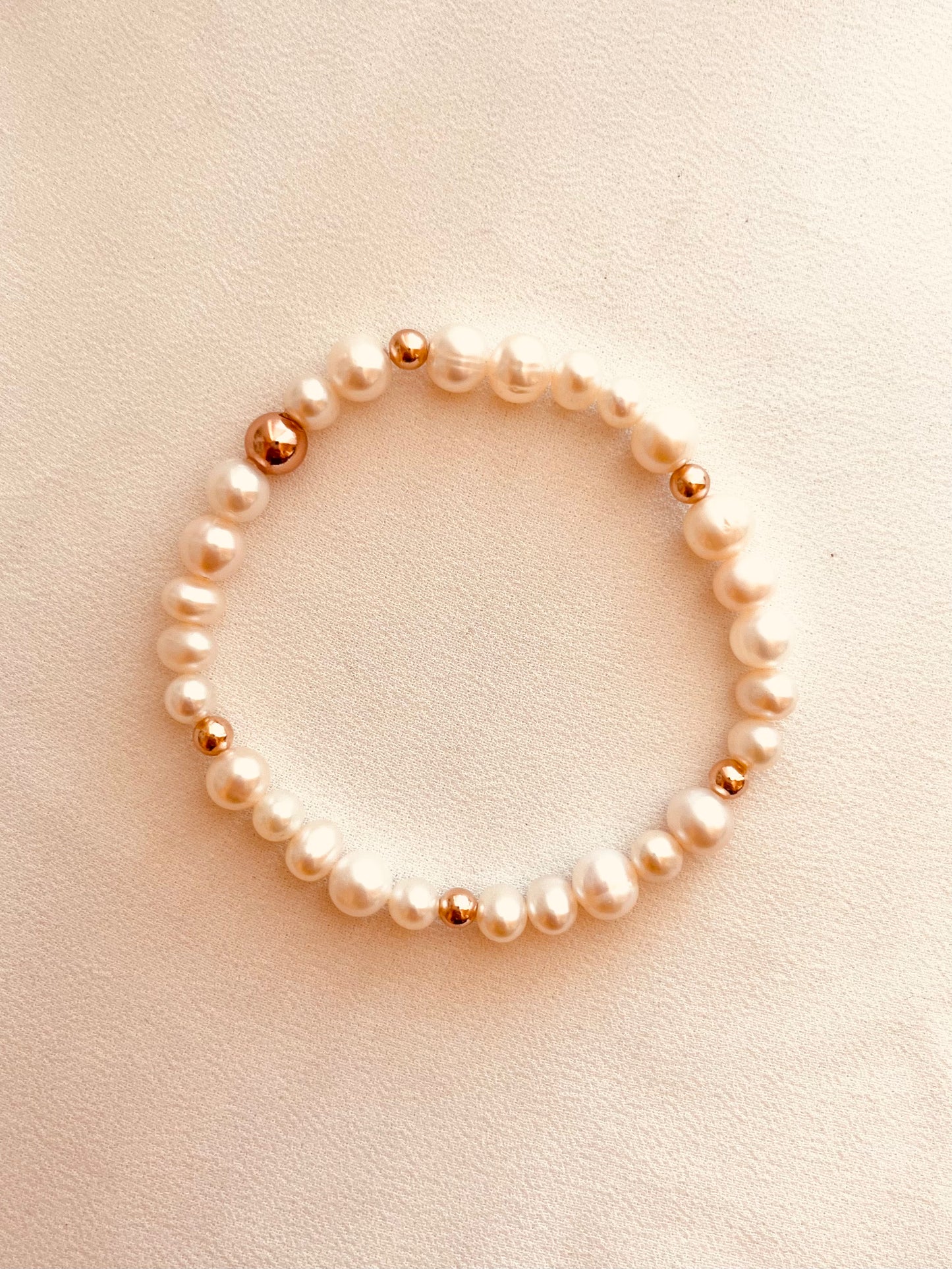 Rise gold filled pearl bracelet, everyday bracelet, gift for her, Christmas present, birthday gift, anniversary gift, gift for wife