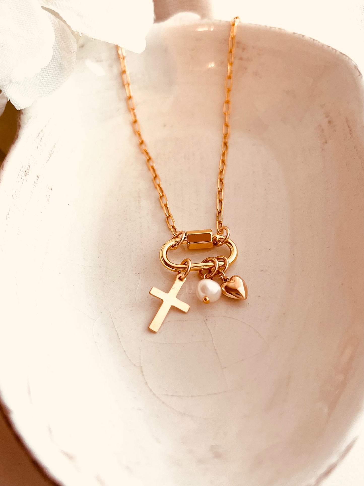Custom Charm Necklace, Gold Filled Chain, Design Your Own Necklace, Carabiner Clasp Necklace, Personalized Gift, Paperclip Charm Necklace, Holidays Gift Ideas, Christmas Gifts, Gift For Her, Monogram and Name, Simple and Dainty, Custom Jewelry, Personalized Gifts, Charm Necklace, Initial Jewelry, Perfect Gift for Mom, Christmas Present