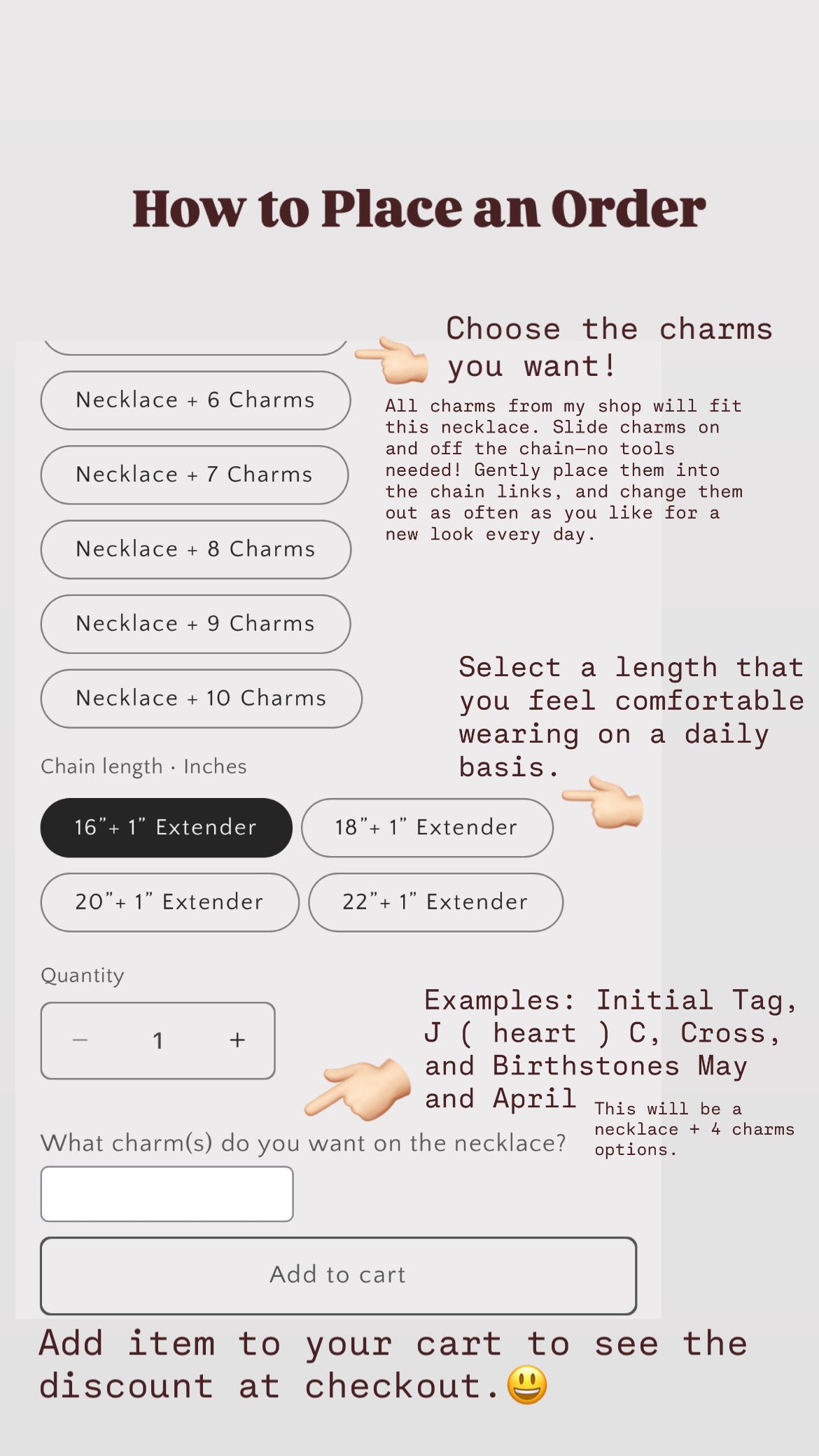Elodie Charm Necklace