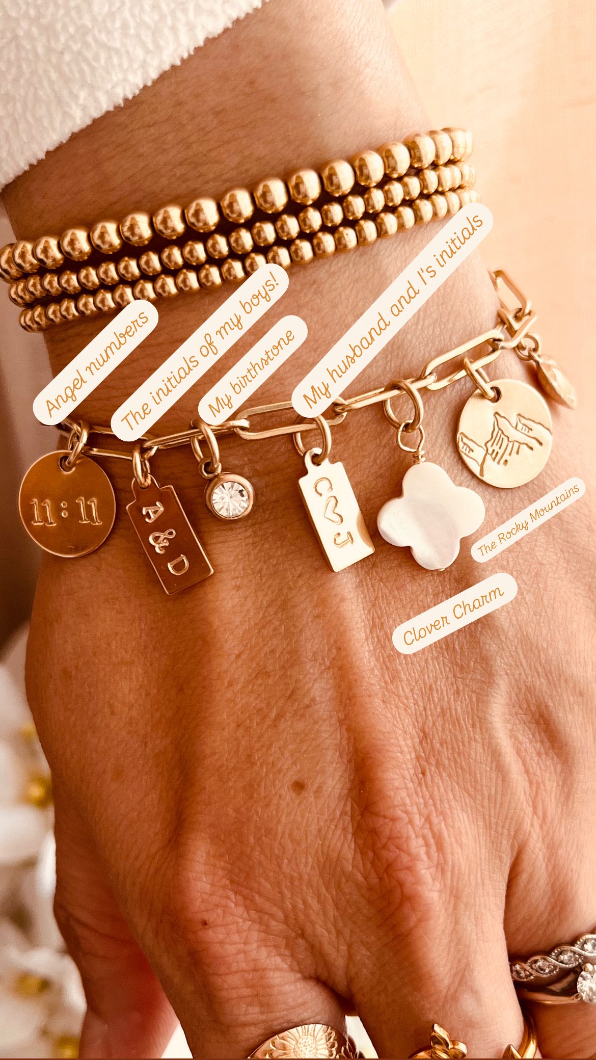 Stories Charm Bracelet - GOLD, 14k gold filled jewelry, everyday jewelry, charms, charm bracelet, Mix and Match Collection, Monogram and Name, Custom Jewelry, Personalized Gifts, Chain Bracelet, Link Bracelet, Everyday Jewelry, Minimalist Jewelry,
Coco Wagner Design, Gift For Her, Holiday Gift Ideas, Chain Bracelet, Link Bracelet, Stack bracelets, Gold filled bracelets, Gold Chain Bracelet, Chain and Link, Minimalist, BUILD YOUR COLLECTION, Chain and Link, Mothers Day, Holiday Gift Ide