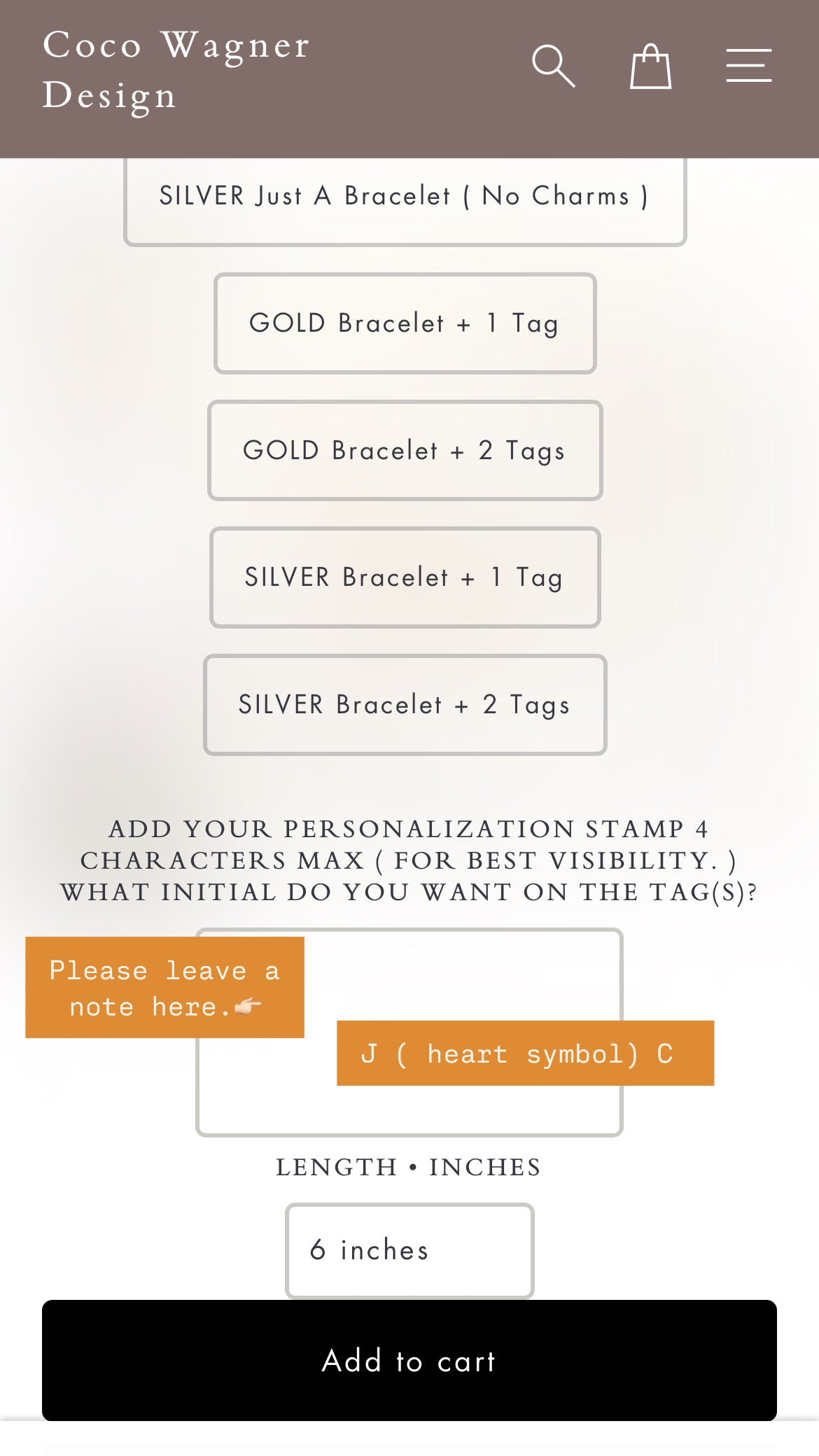 Paperclip Charm Bracelet