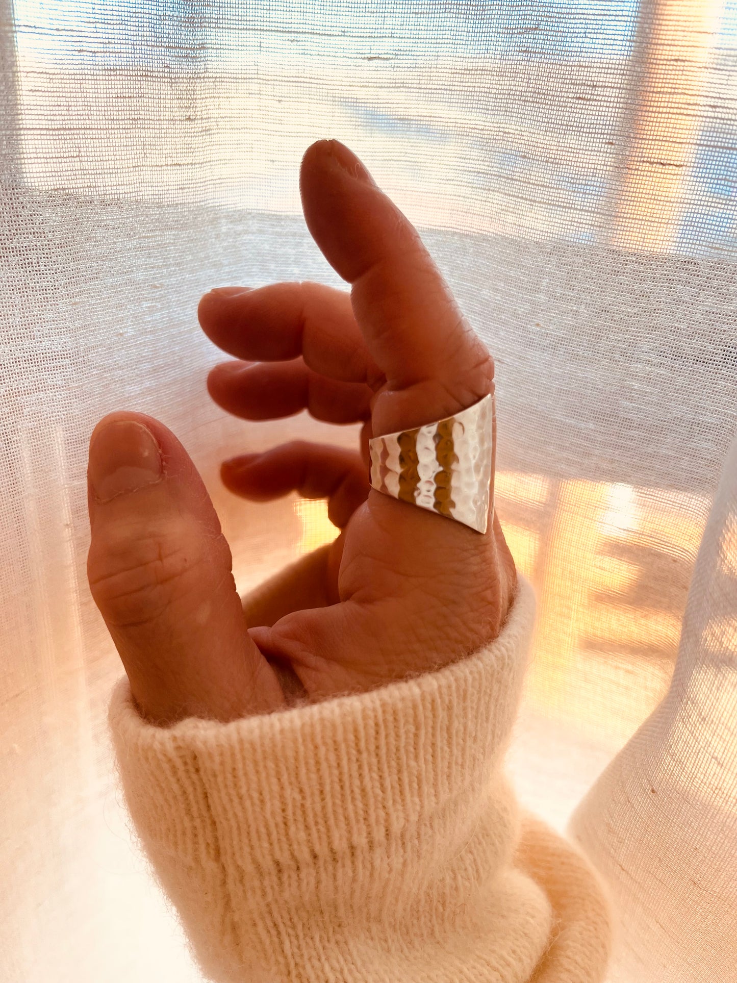Shield Ring, Mother’s gift, gift for her, statement ring, sterling silver ring, silver ring, silver Shield Ring, gold Shield Ring, hammered ring