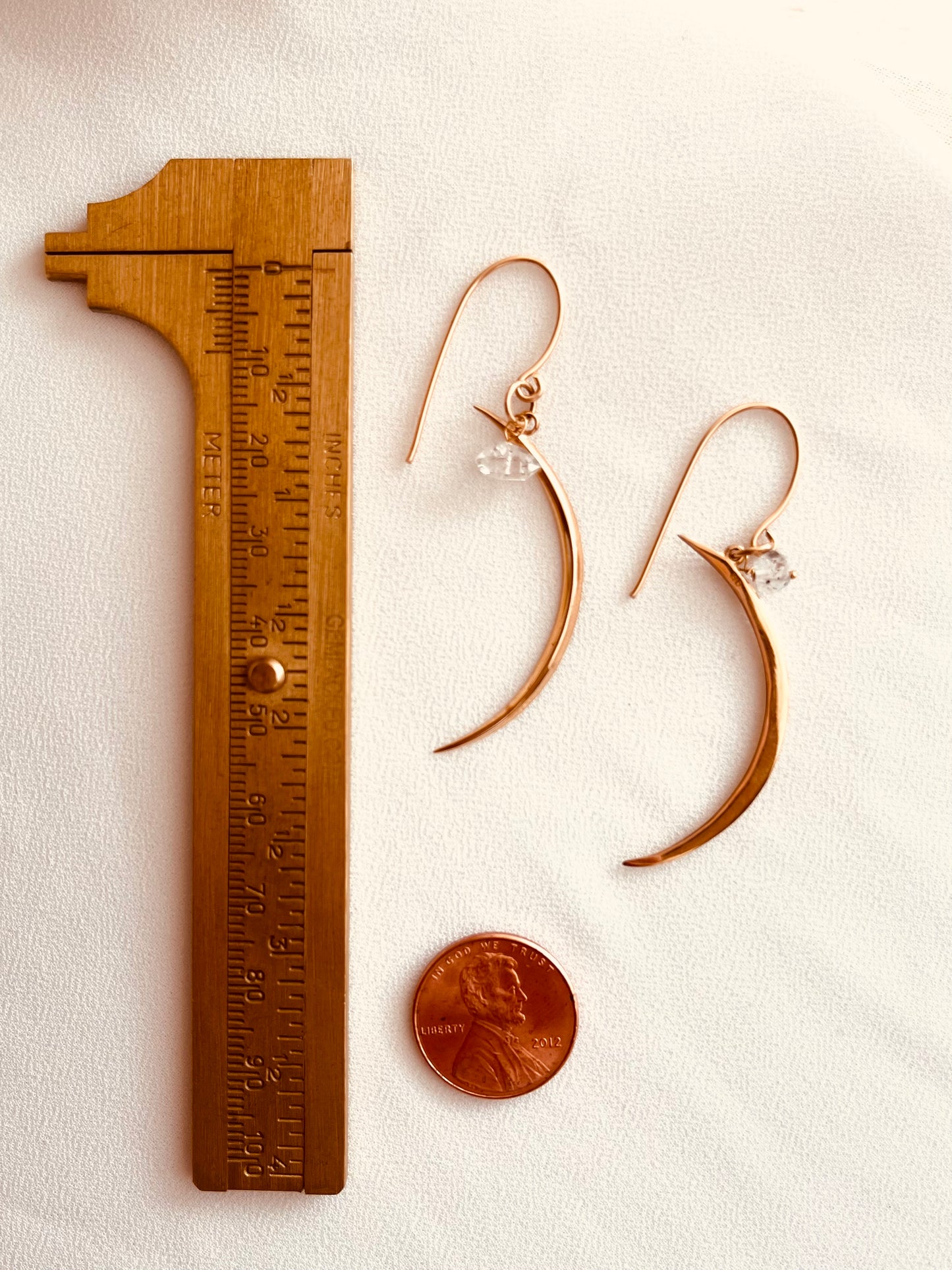 Crescent Drop Earrings