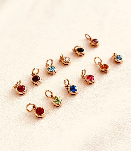 Birthstone, Birthstone charm, Birthstone jewelry, birthday Gift, Mothers day Gifts