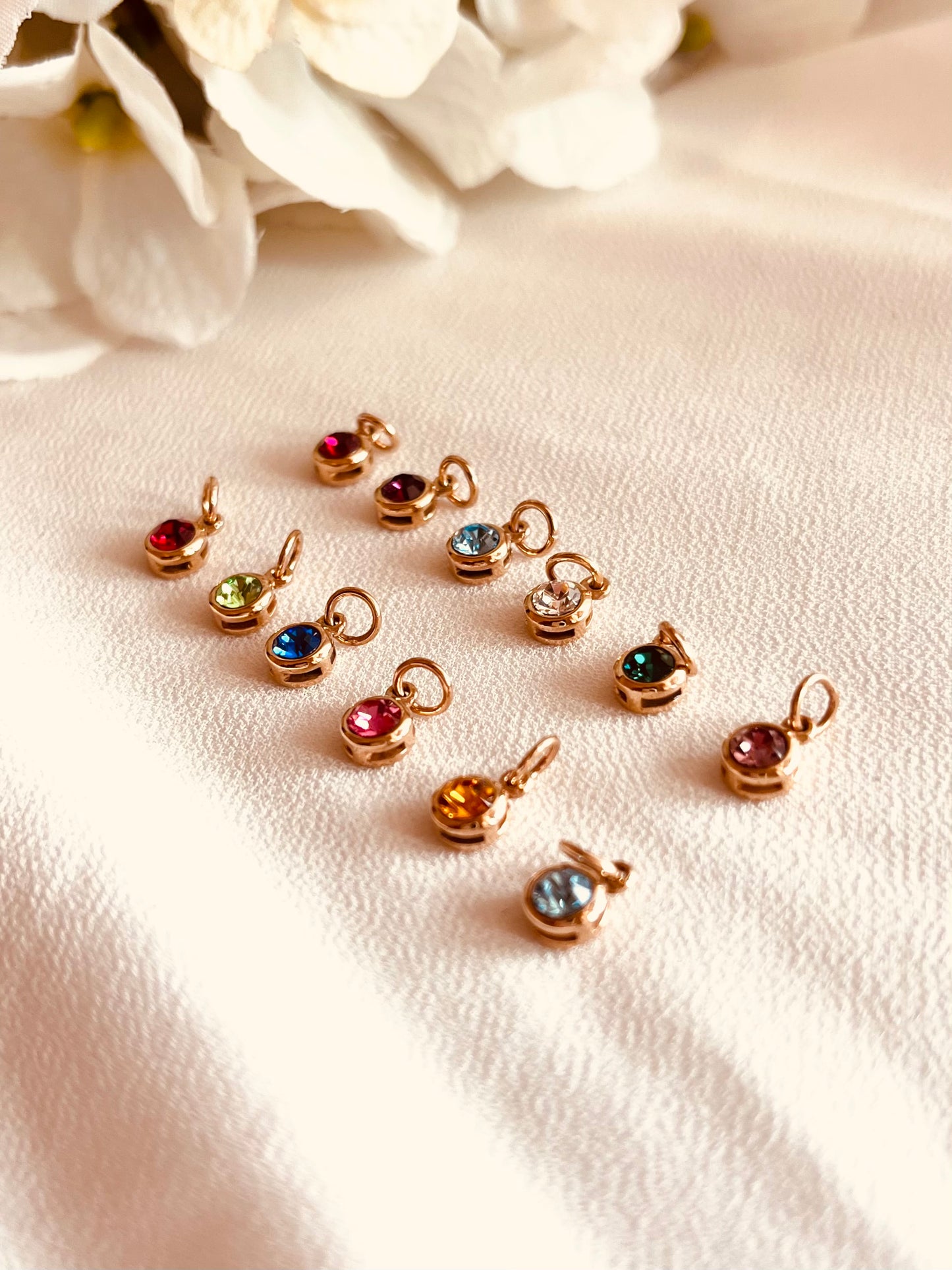 Birthstone, Birthstone charm, Birthstone jewelry, birthday Gift, Mothers day Gifts