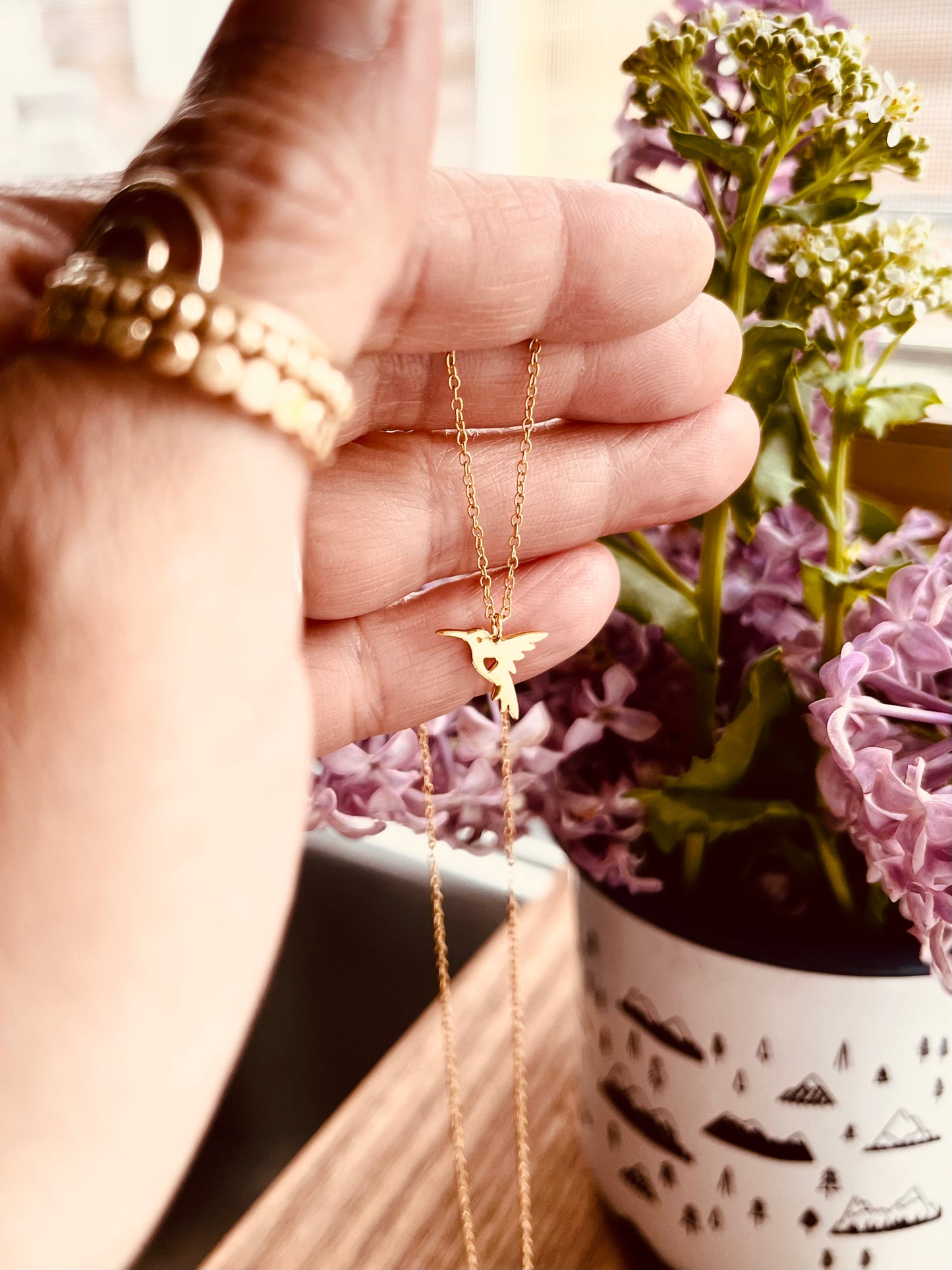 Hummingbird Necklace