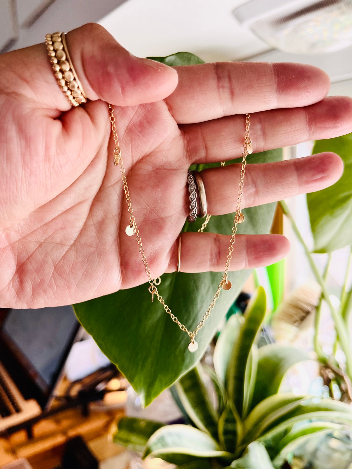 Mini Disc Necklace