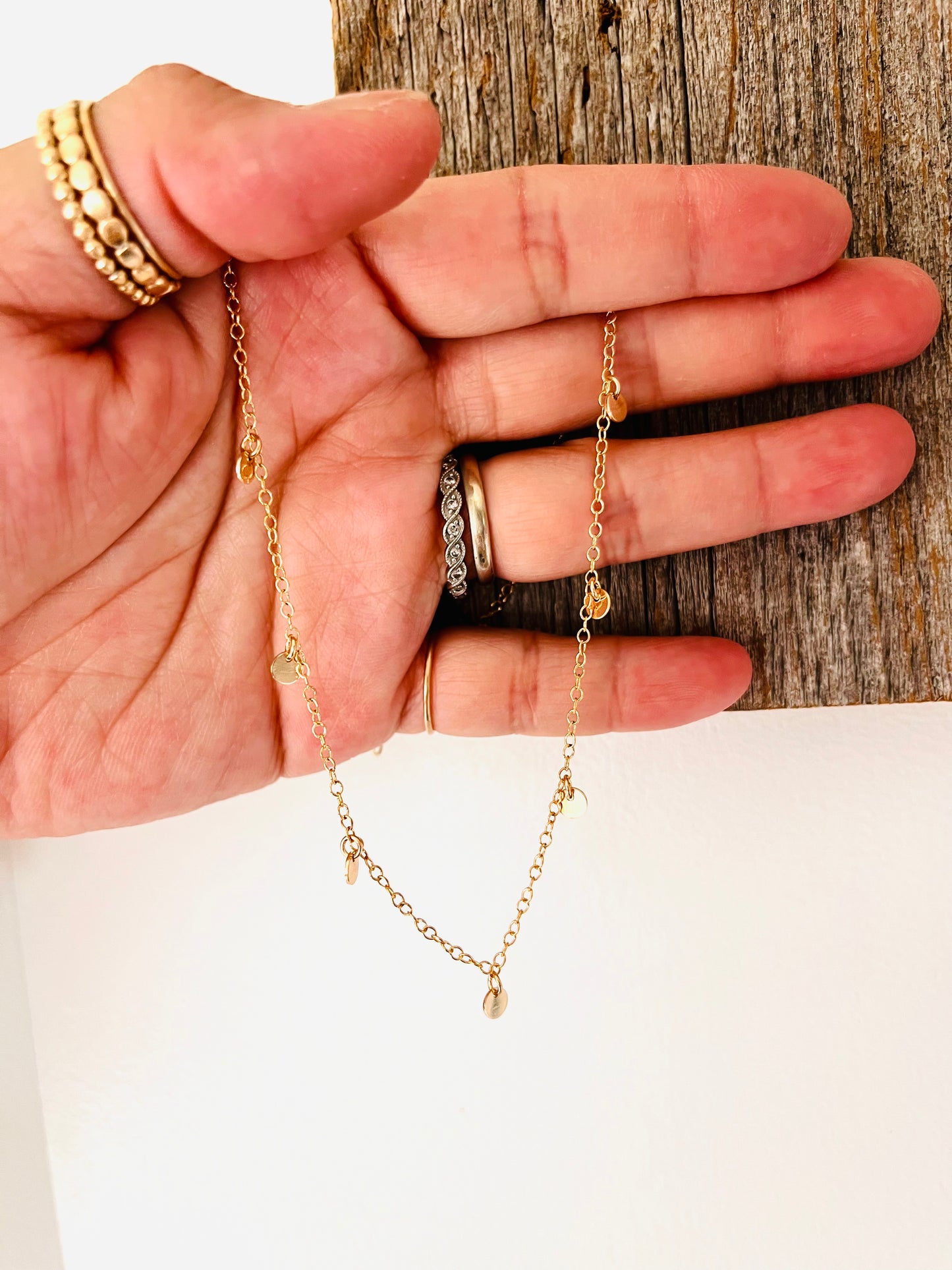 Mini Disc Necklace