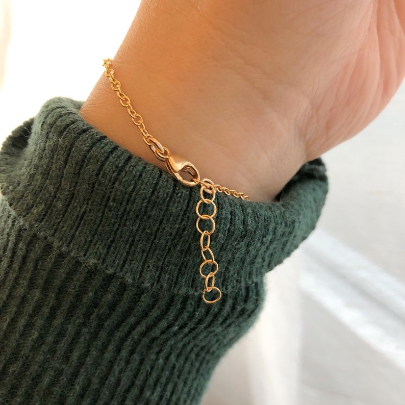 Interlocking Circle Bracelet, Circle Friendship Bracelet, Friendship Bracelet, Karma Circle Bracelet, Friendship Jewelry, Mothers Gift
