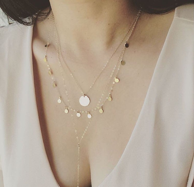 Mini Coin Necklace, Layering Necklace, Custom Necklace, Initial Necklace, Hand stamp Necklace, Initial Disc necklace, Love disc necklace, Personalized Jewelry, Personalized Gifts, Office Outfit, Mothers Gift, Coco Wagner Design, Gift For Her, Birthday Gift, Christmas Gift Ideas, Everyday Jewelry, Simple and Dainty, Holiday gift guide, Birthday Gift, Graduation Gift, Mothers Gift, Anniversary Gift, Bridesmaid Gift, Teacher Gifts, Best Friends Jewelry, Friendship Jewelry, Wife Gift Ideas