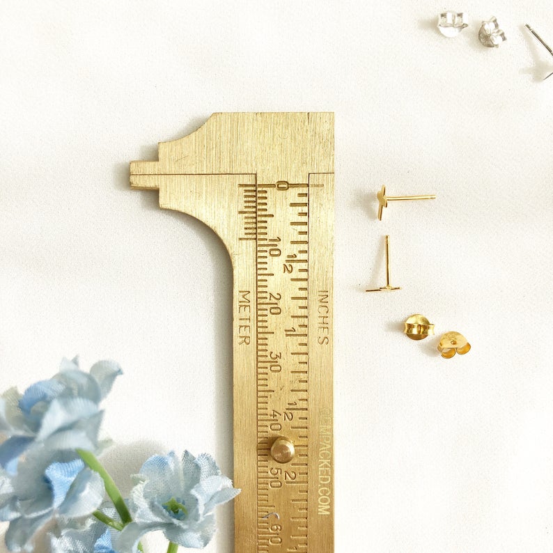 Tiny Cross Stud Earrings