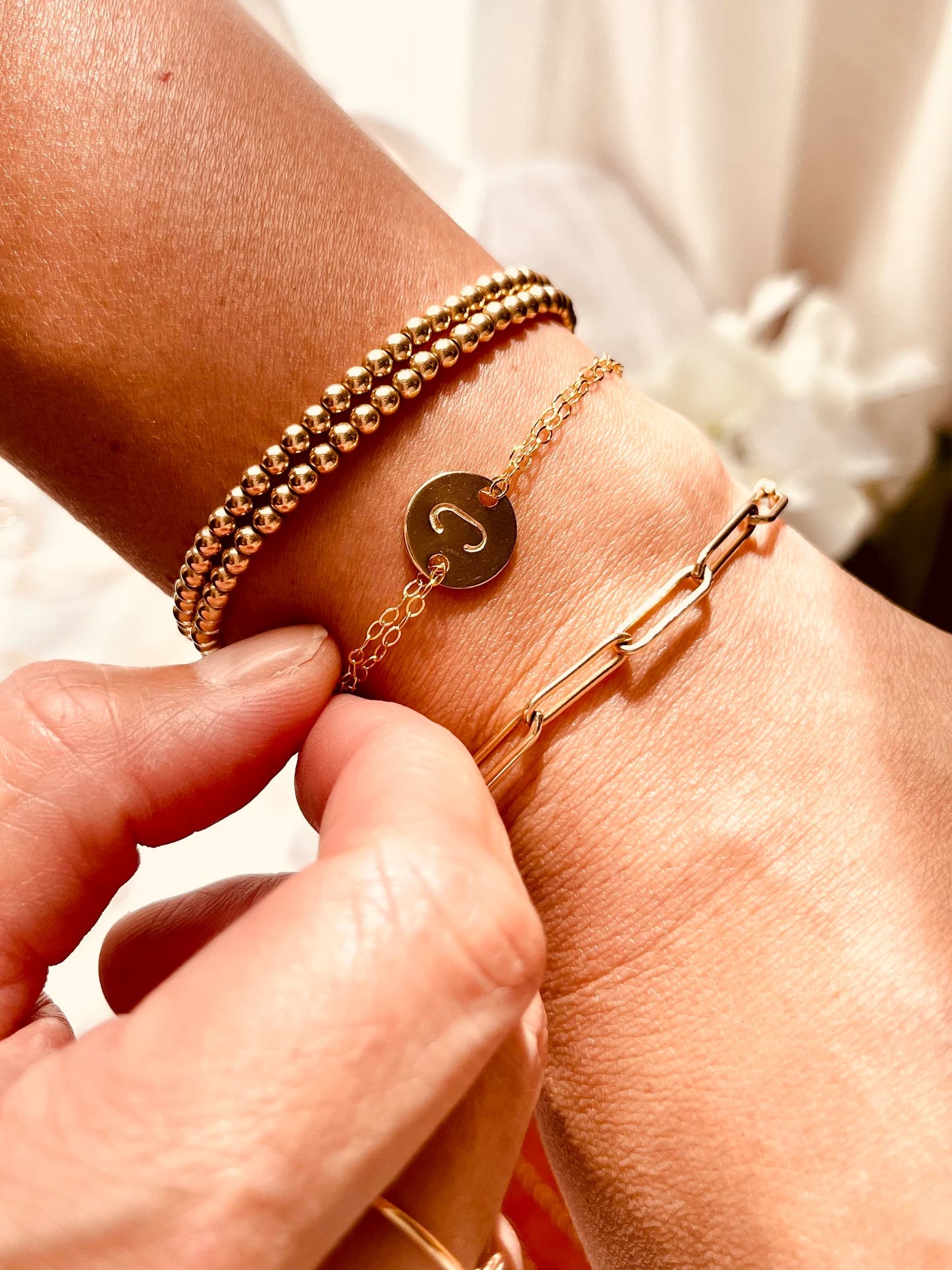 Custom Initial Bracelet