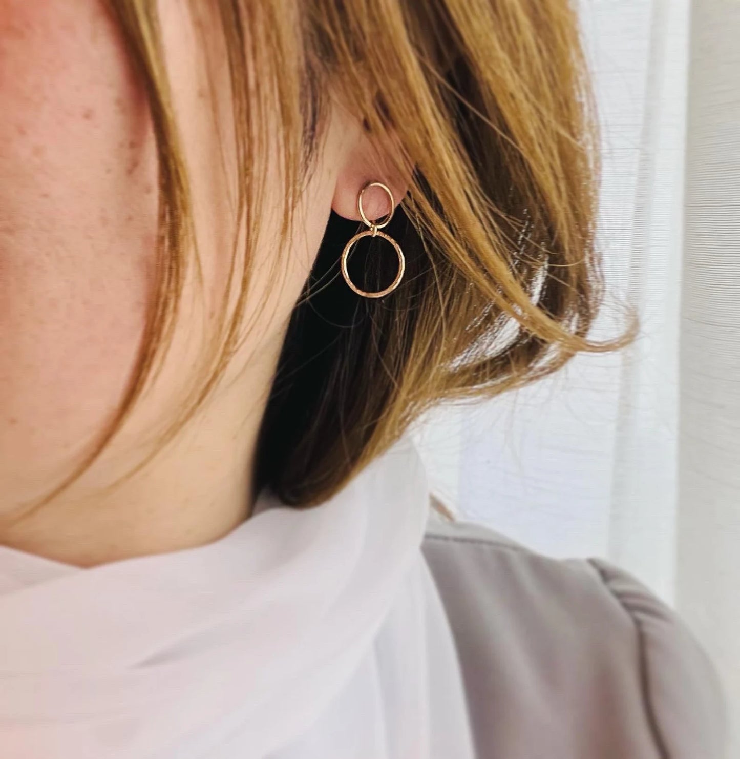 Double Circle Studs