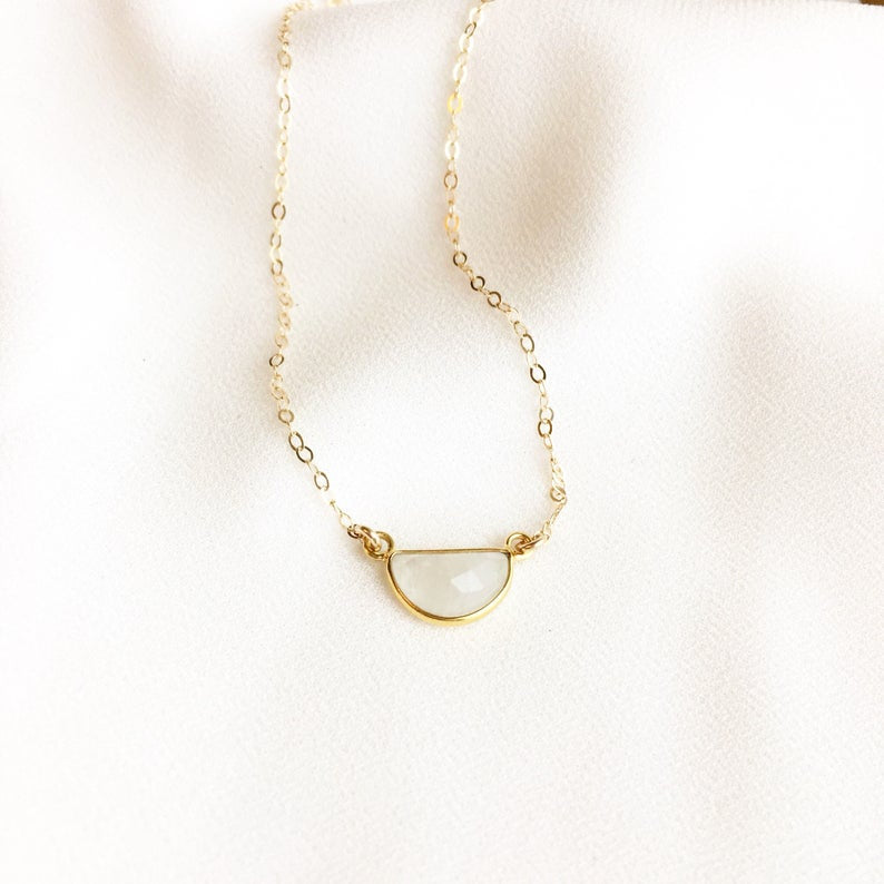 Moonstone Gemstone Choker, Layering Necklace, Gemstone Necklace, Turquoise Choker, Moonstone Choker, Turquoise Necklace, Gemstone Choker