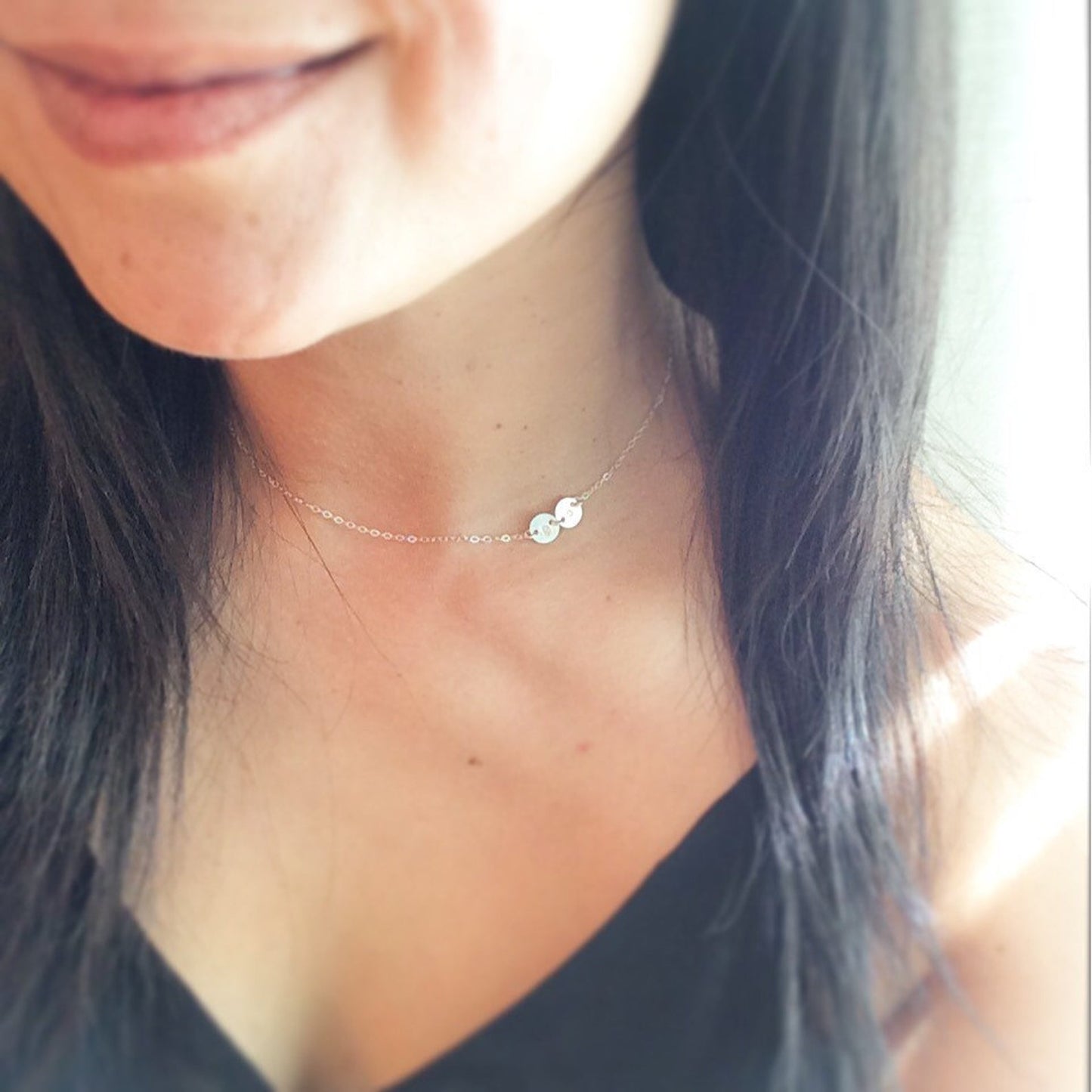 Initial Choker Necklace, Initial Choker Necklace, Tiny Initial Necklace, Initial Necklace, Custom Initial Jewelry, Personalized Gift, Monogram and Name Jewelry, Delicate Jewelry, Mothers Gift, Coco Wagner Jewelry, Gift For Her, Gift Ideas, Birthday Gift, Mothers Gift, Christmas Gift Ideas, Mothers Day Gift Minimalist Jewelry, Everyday Jewelry, Simple and Dainty, Christmas Gifts, thanksgiving gifts, Birthday