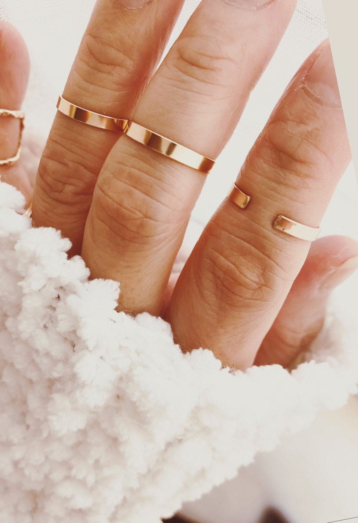 Band Ring, Midi Ring, 14K Gold Fill Ring, Stacking Ring, Dainty Ring, Gold Ring, Everyday Wear Ring, Thin Gold Ring, Pinky Ring, gifts, band ring, ring, 14k gold filled ring, handmade jewelry, gift for her, dainty ring, everyday jewelry, gold filled rings, gift ideas
