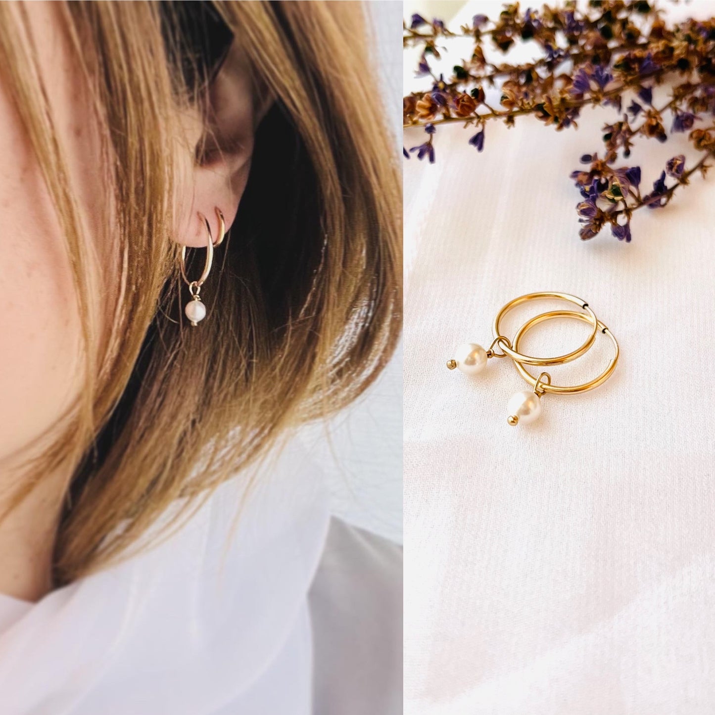 Dainty jewelry, Pearl earrings, Pearl jewelry, mother’s jewelry, gifts for her, Mother’s Day gifts