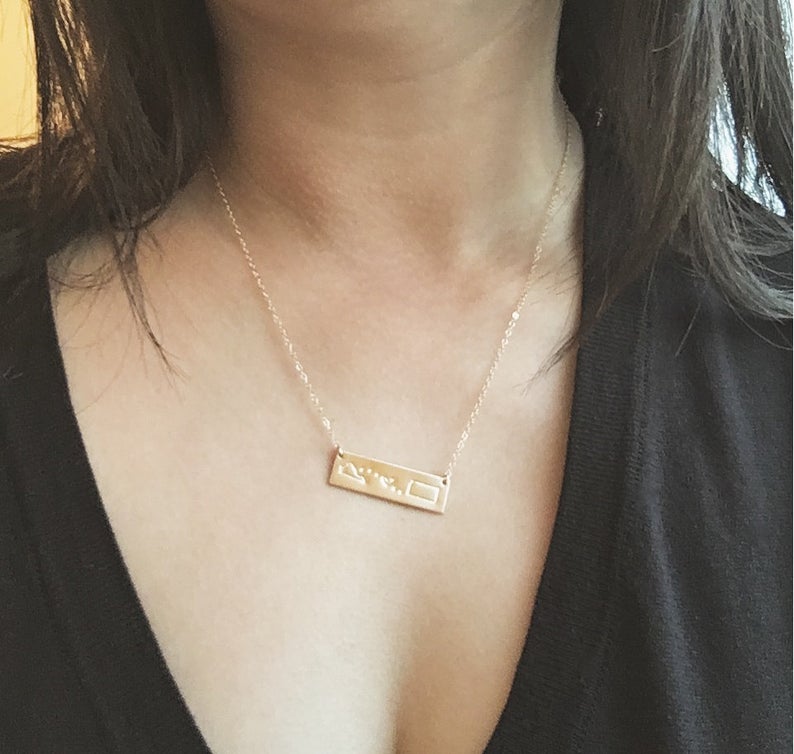 State Bar Necklace, Personalized Jewelry, Personalized Gifts,