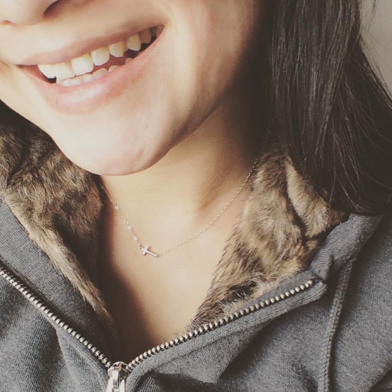 Cross Necklace, Cross Jewelry, Delicate Jewelry, Mothers Gift, Coco Wagner Jewelry, Gift For Her, Gift Ideas, Birthday Gift, Mothers Gift, Christmas Gift Ideas, Mothers Day Gift Minimalist Jewelry, Everyday Jewelry, Simple and Dainty