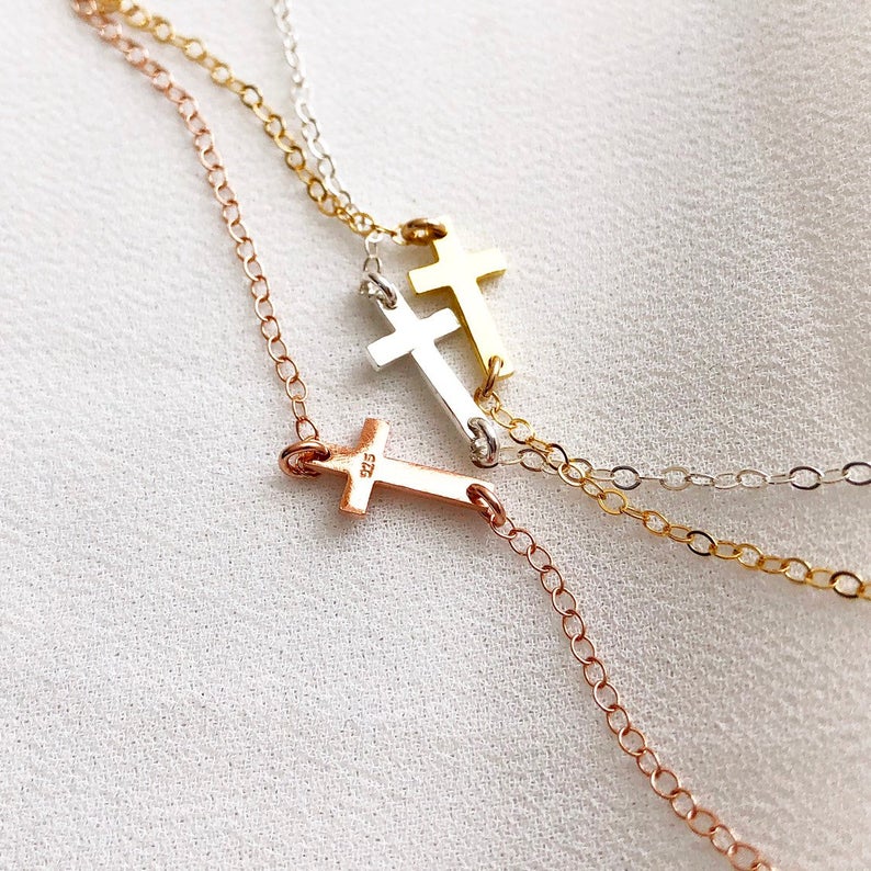 Cross Necklace, Cross Jewelry, Delicate Jewelry, Mothers Gift, Coco Wagner Jewelry, Gift For Her, Gift Ideas, Birthday Gift, Mothers Gift, Christmas Gift Ideas, Mothers Day Gift Minimalist Jewelry, Everyday Jewelry, Simple and Dainty