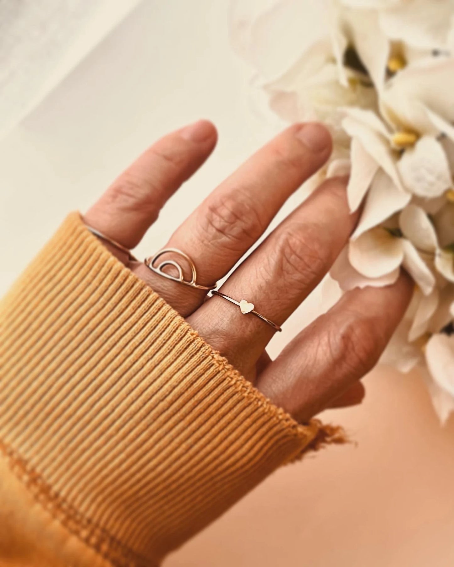 Tiny Heart Stacking Ring, Mini Heart Band, Heart Stacking Ring, Heart Ring, Minimalist, Everyday Jewelry, Ready To Ship, Wife Gift, Mother and Children, Best Friends Jewelry, Friendship necklaces, Valentines Gift, Inspiration Cuff, Gift For Her, Gift For Mom Wedding Party Gifts, Valentines gift, Valentines day gift for her