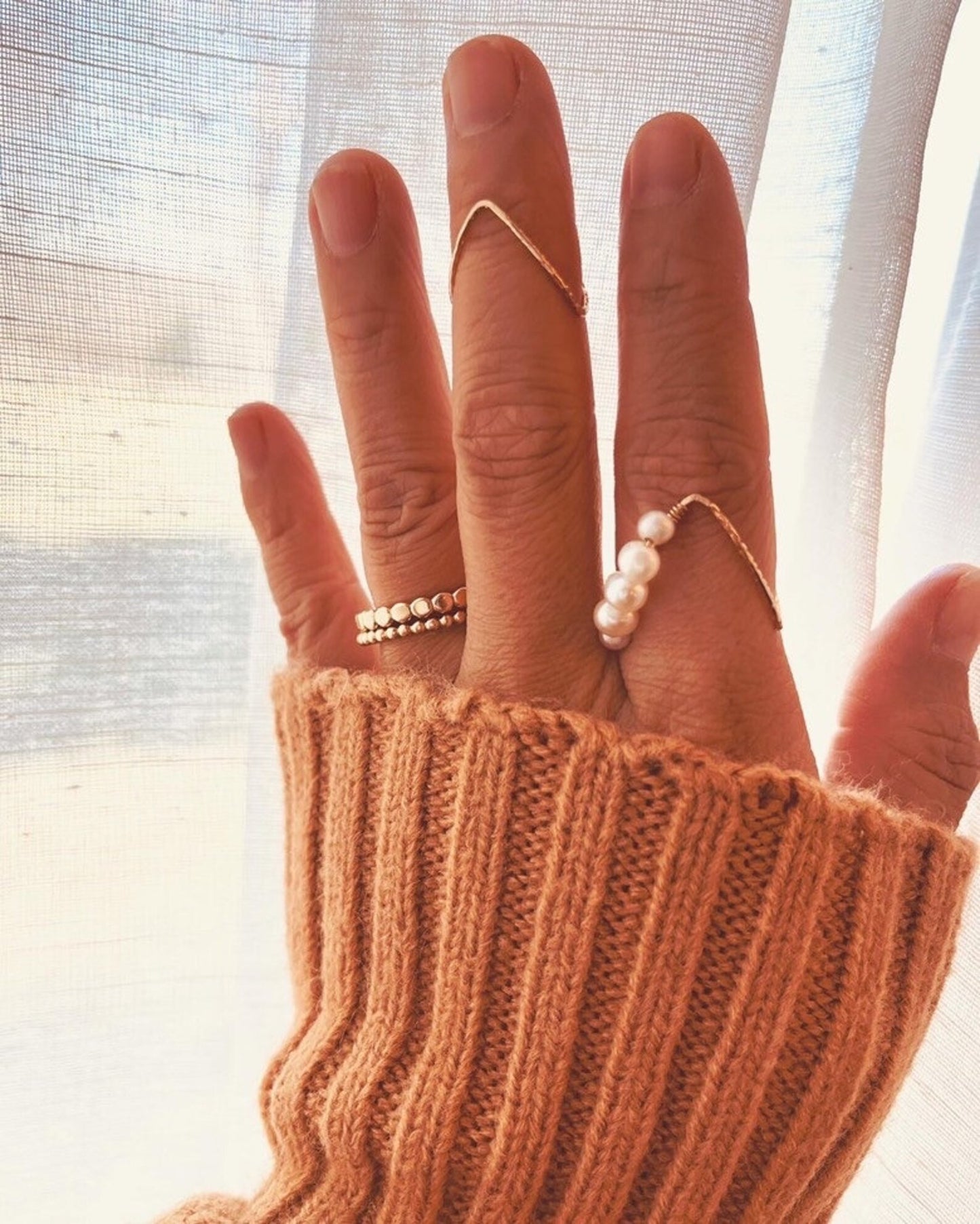 Valley Ring, Midi Rings, Pinky Finger Ring, Knuckle Ring, Simple Gold Filled Ring, Minimalist Ring, Stacking Ring, Stackable Ring