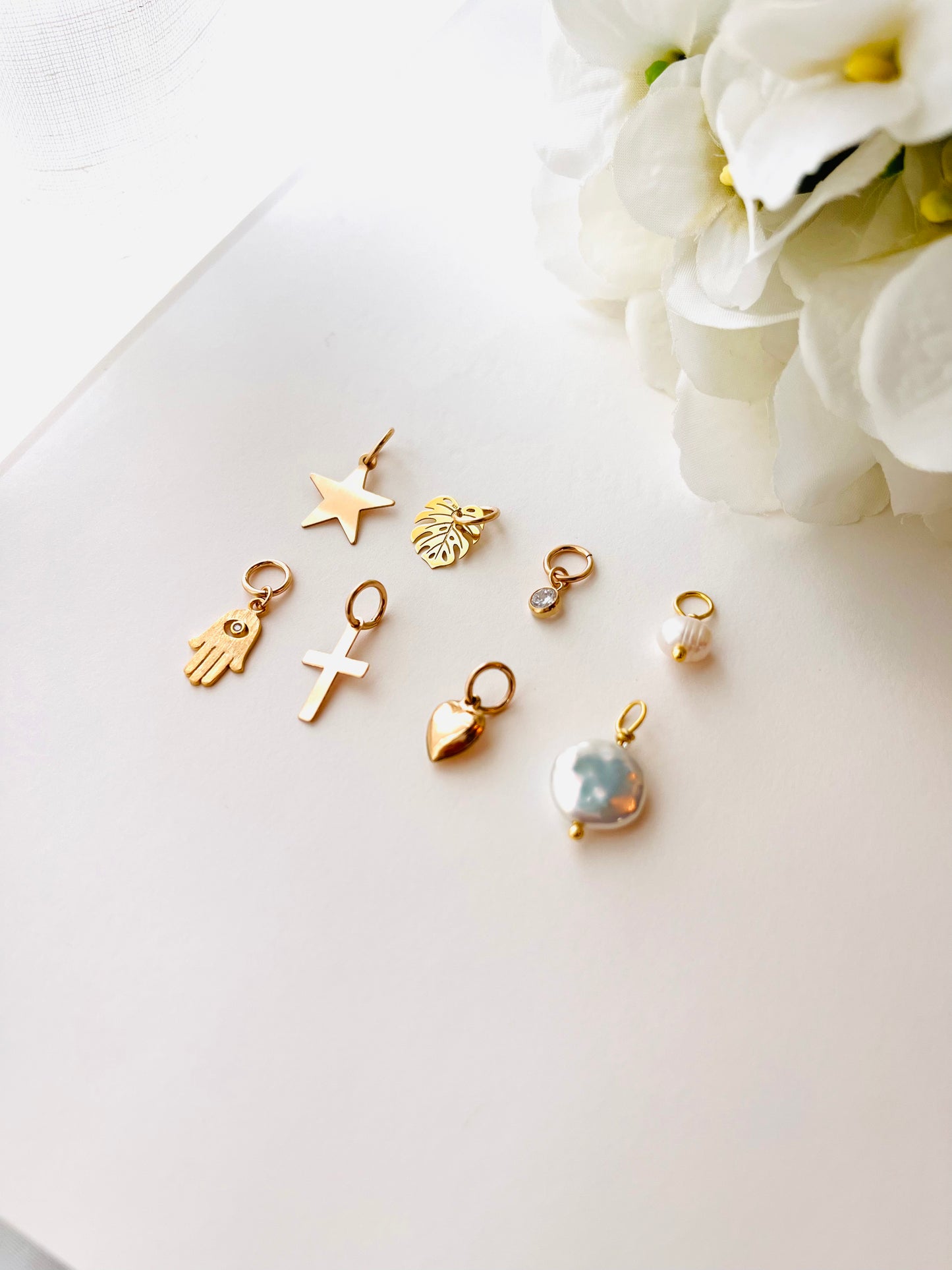 Coco Mix And Match Charm, Pendant, Add ons, Add Extra Charm To Your Hoop Earring, Butterfly pendant, Add-Ons and Extras, Butterfly Charm, charms, pendant,Hoop Charms , Leaf Charm, Heart Charms
