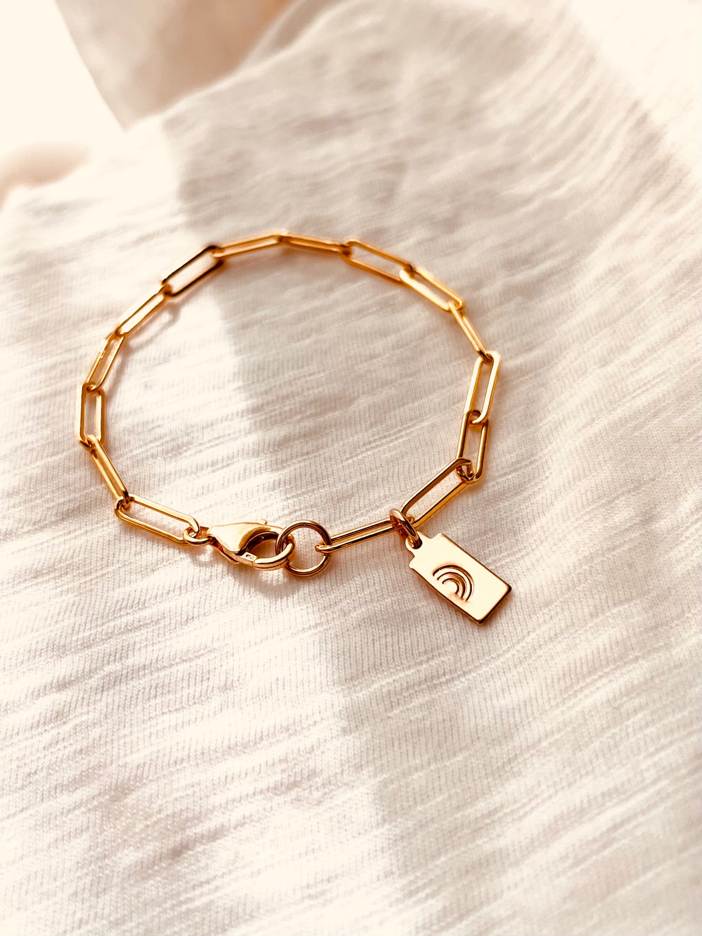 Paperclip Tag Initial Bracelet, Initial Bracelet, Personalized Tag with Initial, Custom Tag Bracelet, Paperclip Bracelet, Stack Bracelet, rainbow bracelet, Christmas gift, gift for her, holidays gift, birthday present