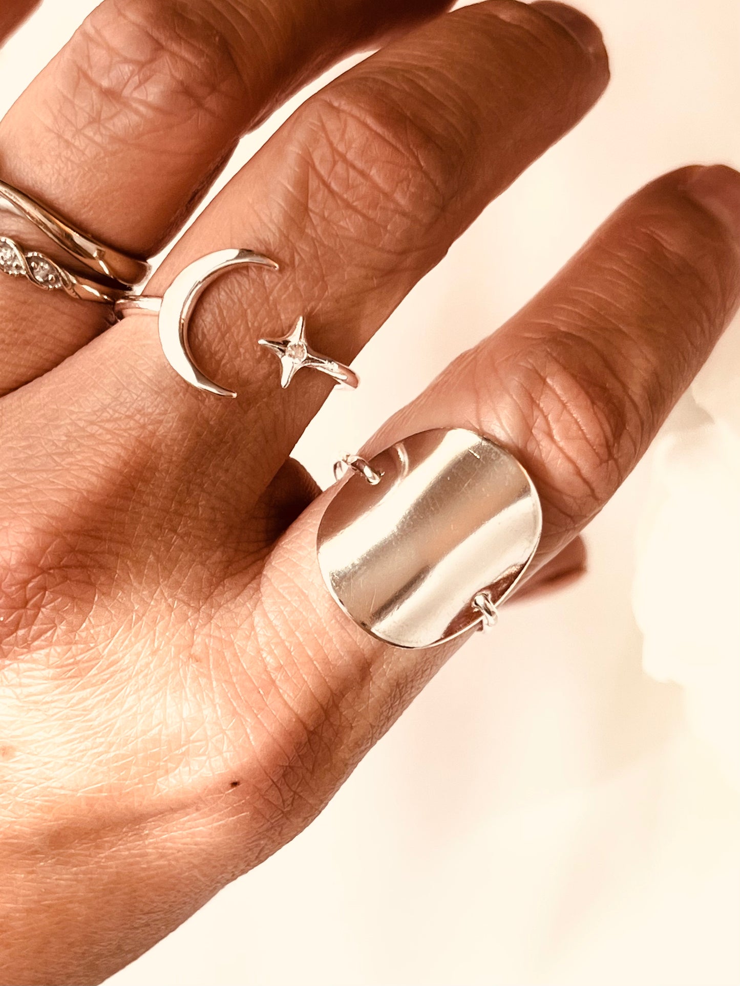 Textured Disc Ring, Large Disc Ring, Stacking Ring, Textured Disc Ring, Statement Ring, Disc Ring, Gold Ring, Everyday Wear