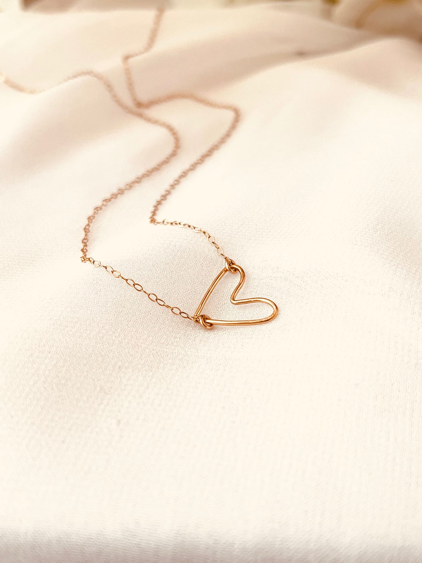 Mini Open Heart Necklace