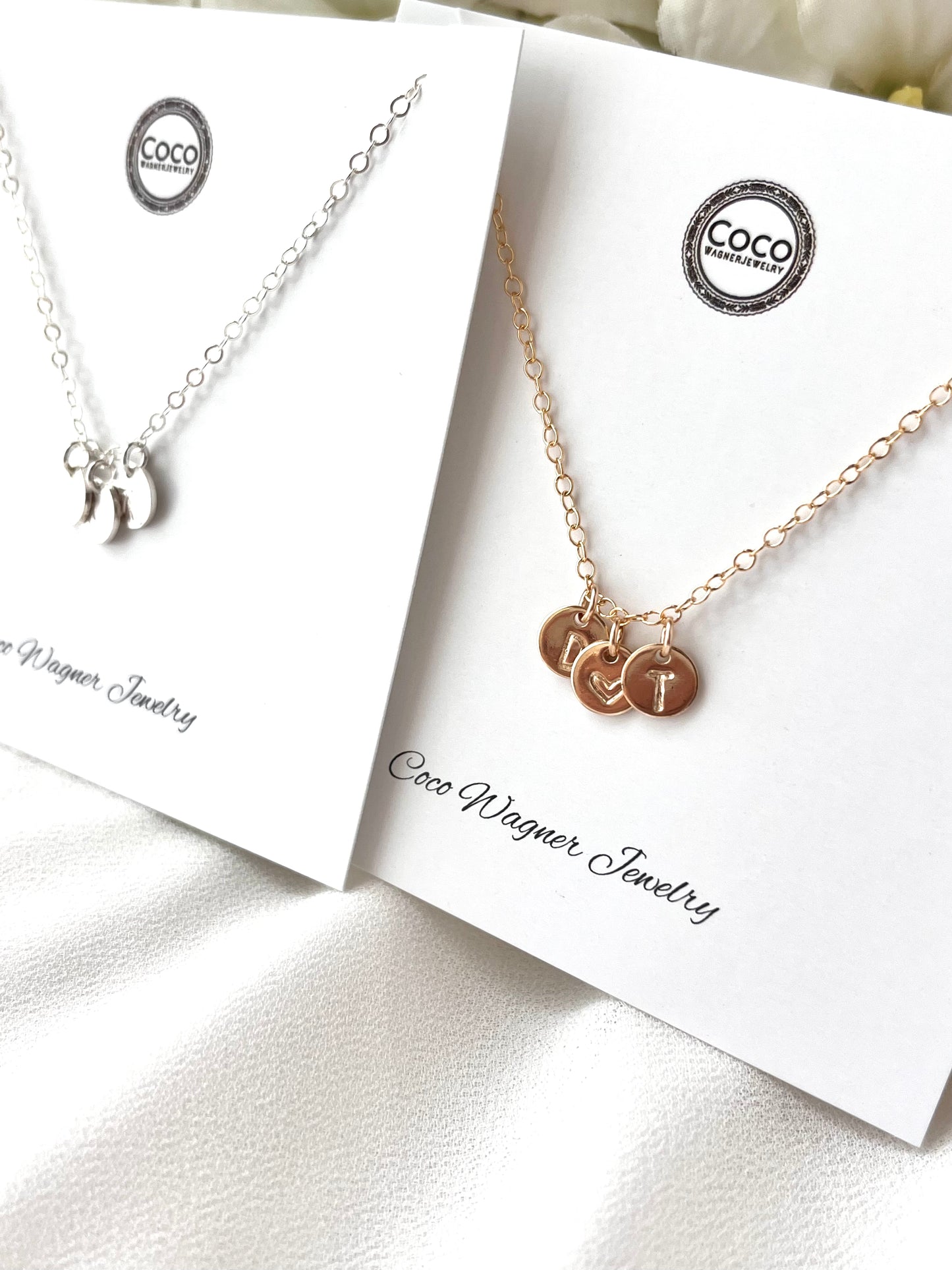 Initial Necklace, Custom Initial Necklace, Monogram and Name, Simple and Dainty, Monogram and Name Necklace, Simple and Dainty Jewelry, Personalized Gifts, Mothers Gift,