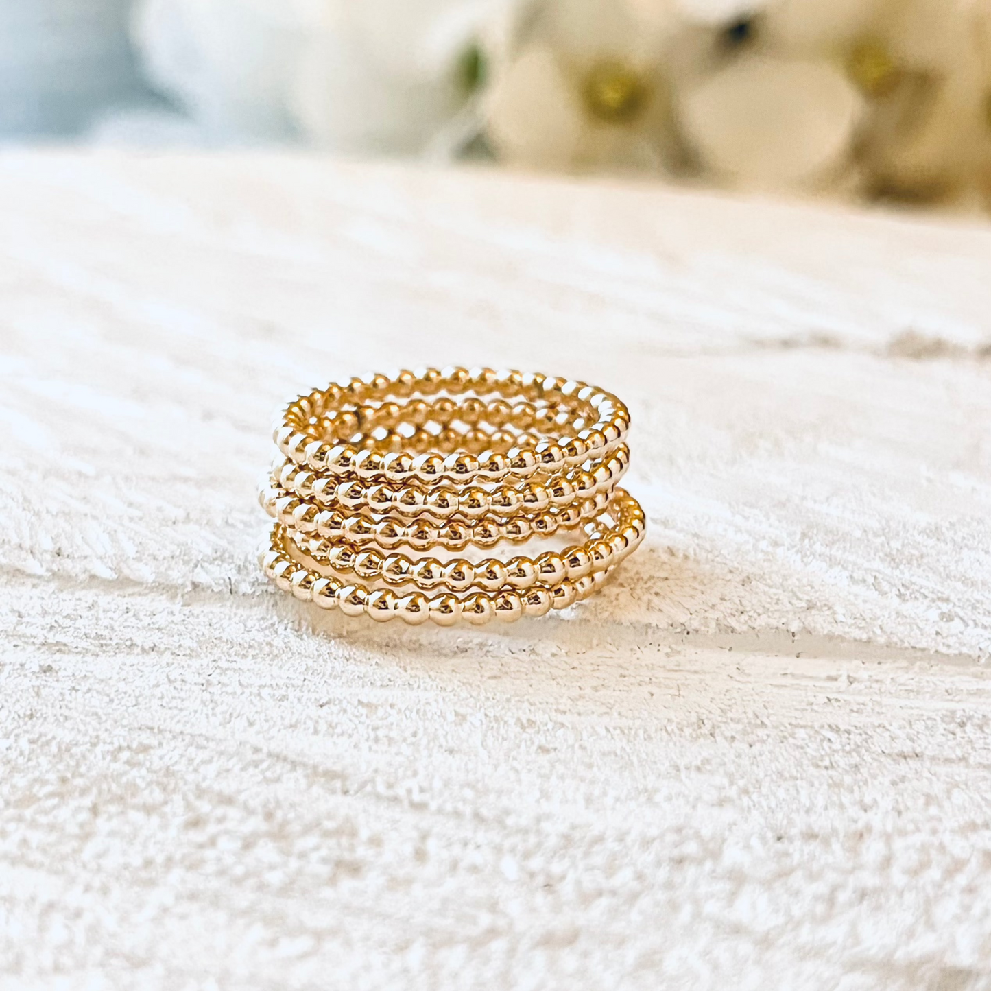 Beaded Ring, gold filled rings, Stacking Rings, Stackable Rings, Dainty Rings, Delicate Rings, Simple Ring, Gift For her