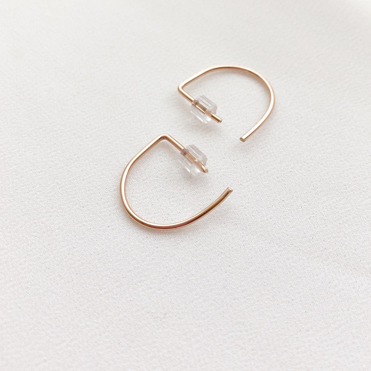 Semi Circle Stud Earrings - Small